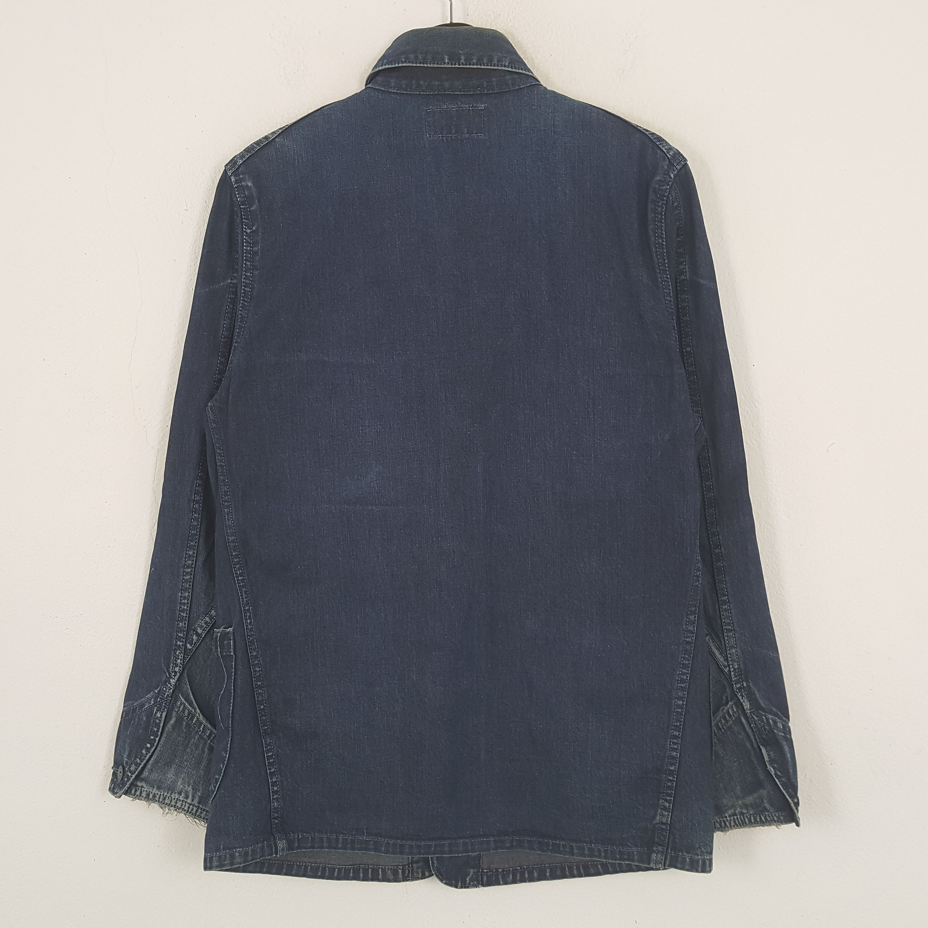 RRL Ralph Lauren × Vintage RRL Ralph Lauren Fashion Style Denim Jacket Size US S / EU 44-46 / 1 - 3 Thumbnail