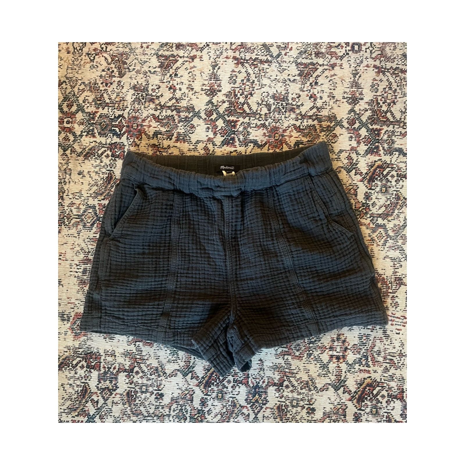 Madewell Madewell Women's Lightspun Pull-On Shorts Casual Gray Medium Size 28" / US 6 / IT 42 - 1 Thumbnail