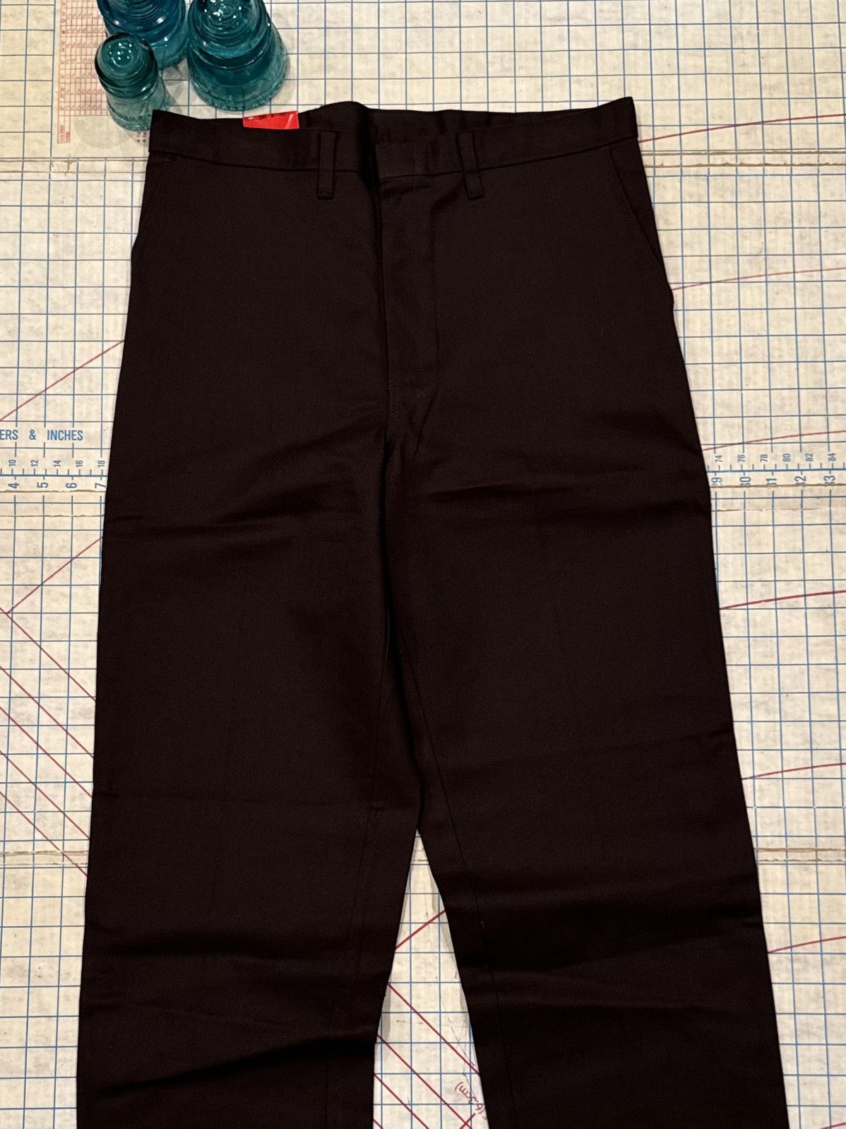 Dickies Vintage Deadstock Dickies Brown Casual Work Pants Size 36x32 Size US 36 / EU 52 - 2 Thumbnail