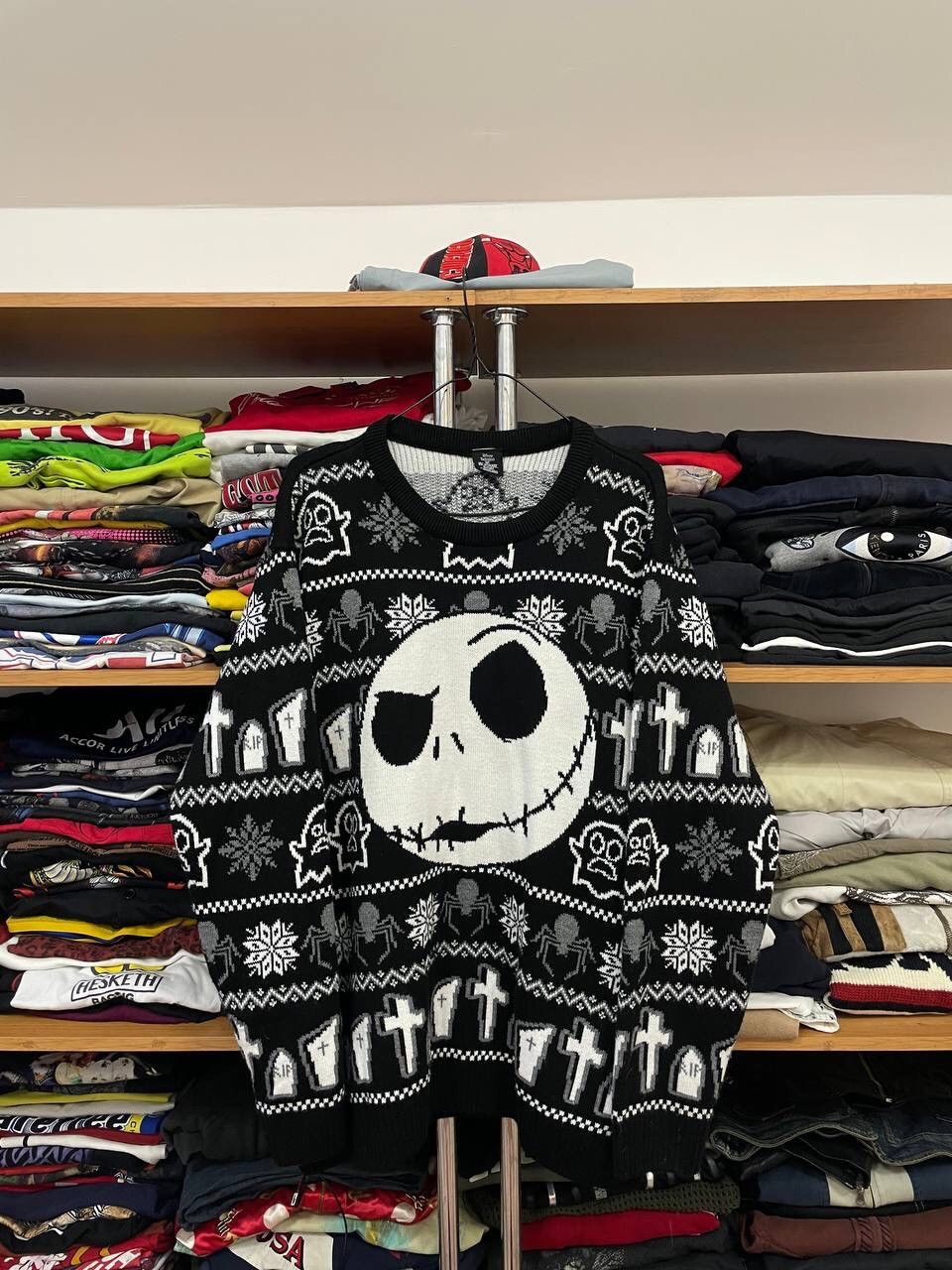 Disney × Vintage The Nightmare Before Christmas Y2k Sweater Size US L / EU 52-54 / 3 - 1 Thumbnail