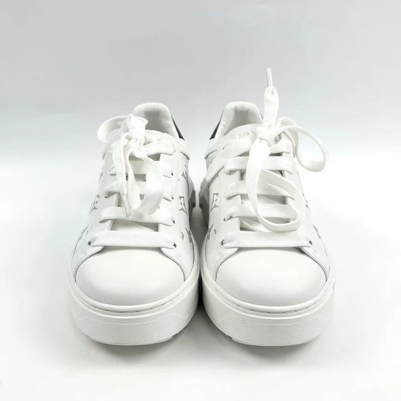 Louis Vuitton Louis Vuitton Silver presbyopic casual shoes Size US 7.5 / IT 37.5 - 2 Thumbnail