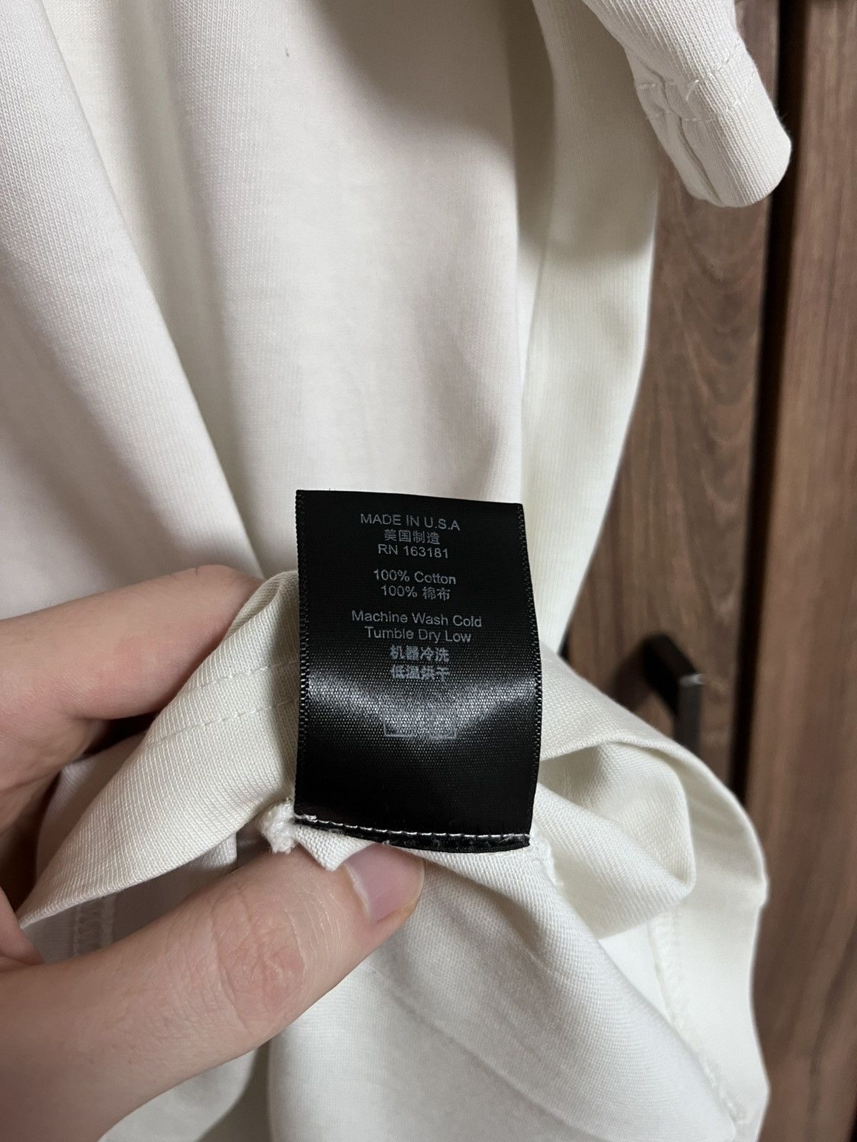 Rhude Vintage Rhude Tee Off-White Big Logo S Size US S / EU 44-46 / 1 - 17 Thumbnail
