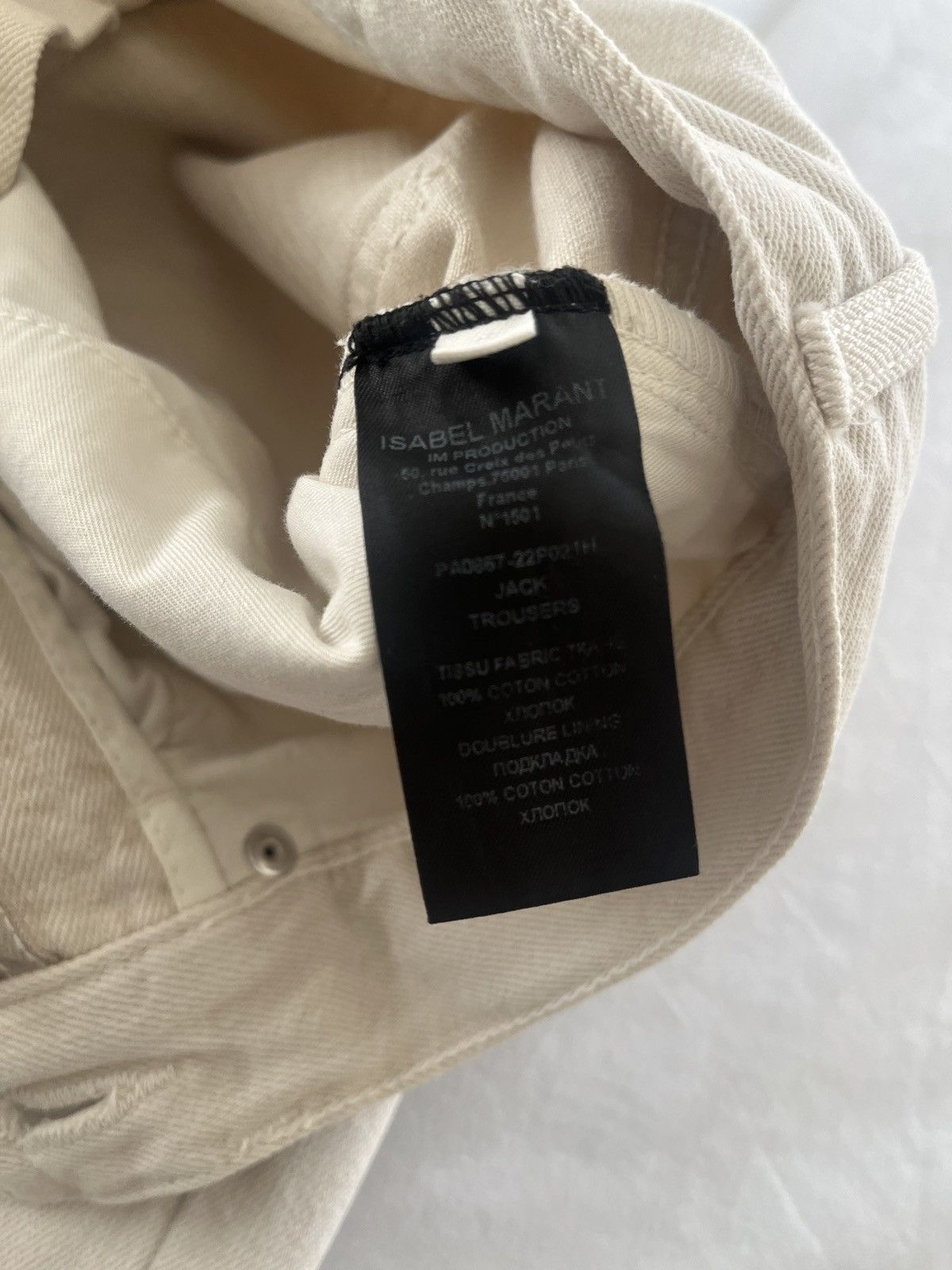 Isabel Marant Isabel Marant Jack Pants Beige Size US 28 / EU 44 - 3 Thumbnail