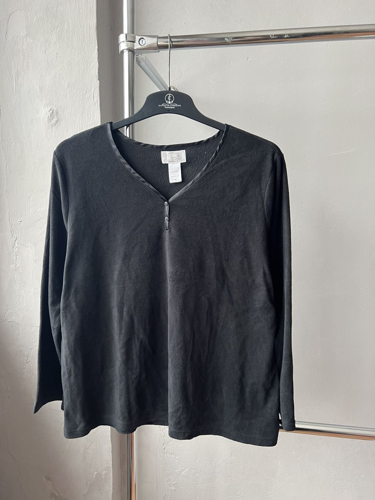 Oscar De La Renta OSCAR DE LA RENTA BLACK TEDDY WOMEN LONG SLEEVE XL Size XL / US 12-14 / IT 48-50 - 3 Thumbnail