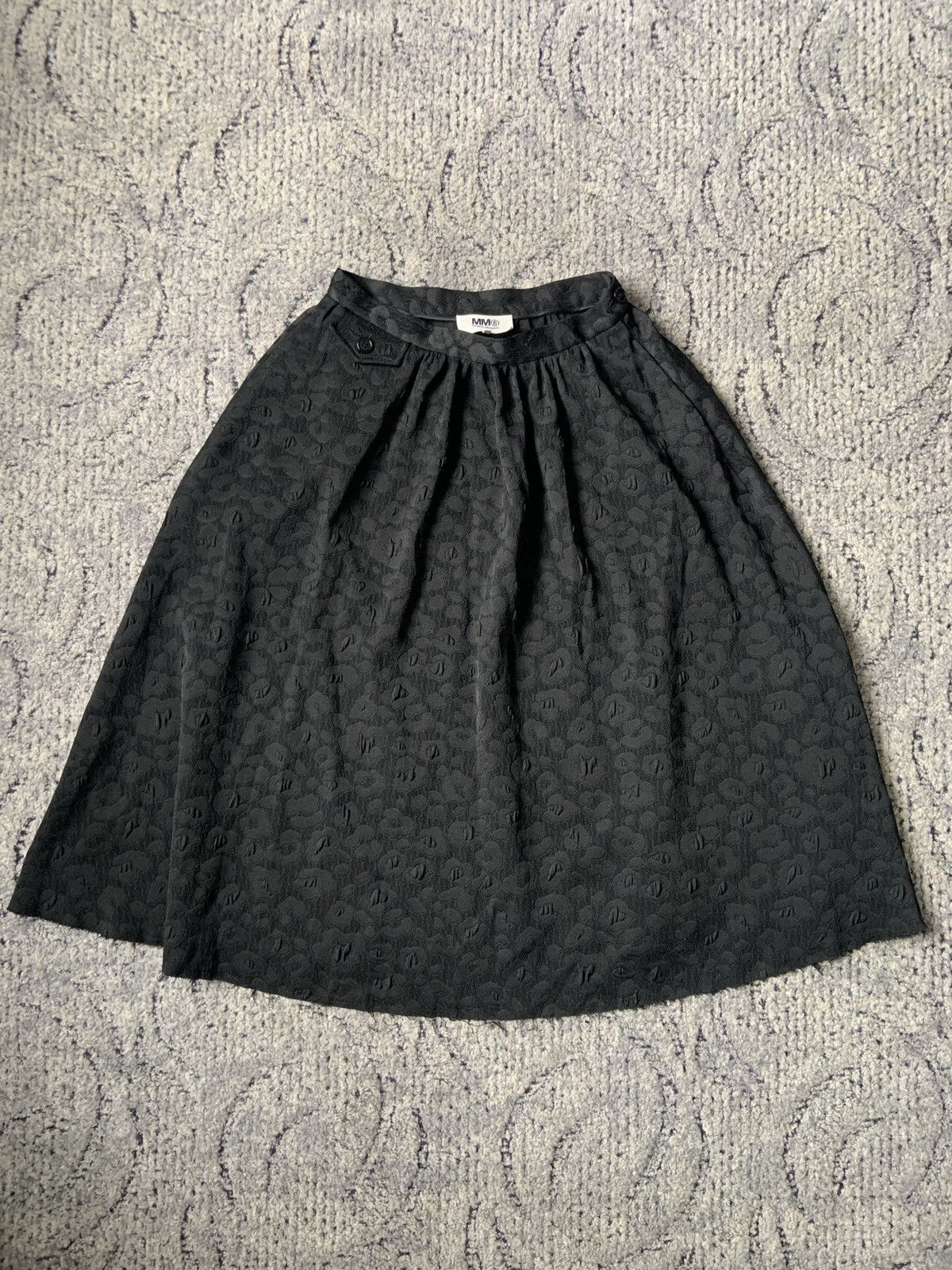 スカート MAISON MARGIELA Women Mid Skirts S30561 SI0MA0003 967 WHITE Maison Margiela Denim Skirt (White Paint) – CNCPTS