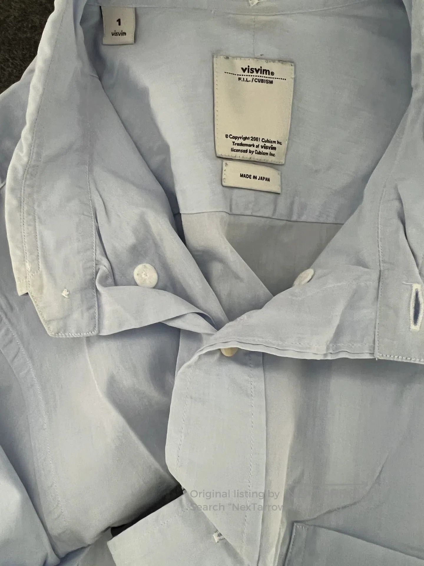Visvim 15aw Visvim V+V Fatigues B.D. Shirt L/S. Size US M / EU 48-50 / 2 - 3 Thumbnail