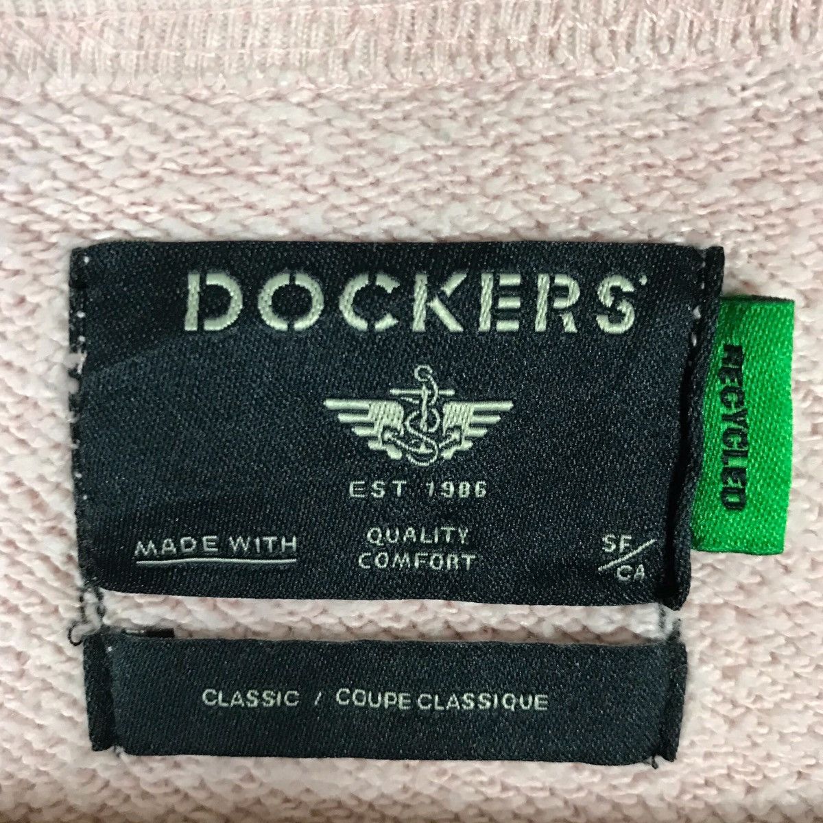 Dockers Vintage Dockers Plain Pullover Jumper Sweatshirt Size US S / EU 44-46 / 1 - 5 Thumbnail