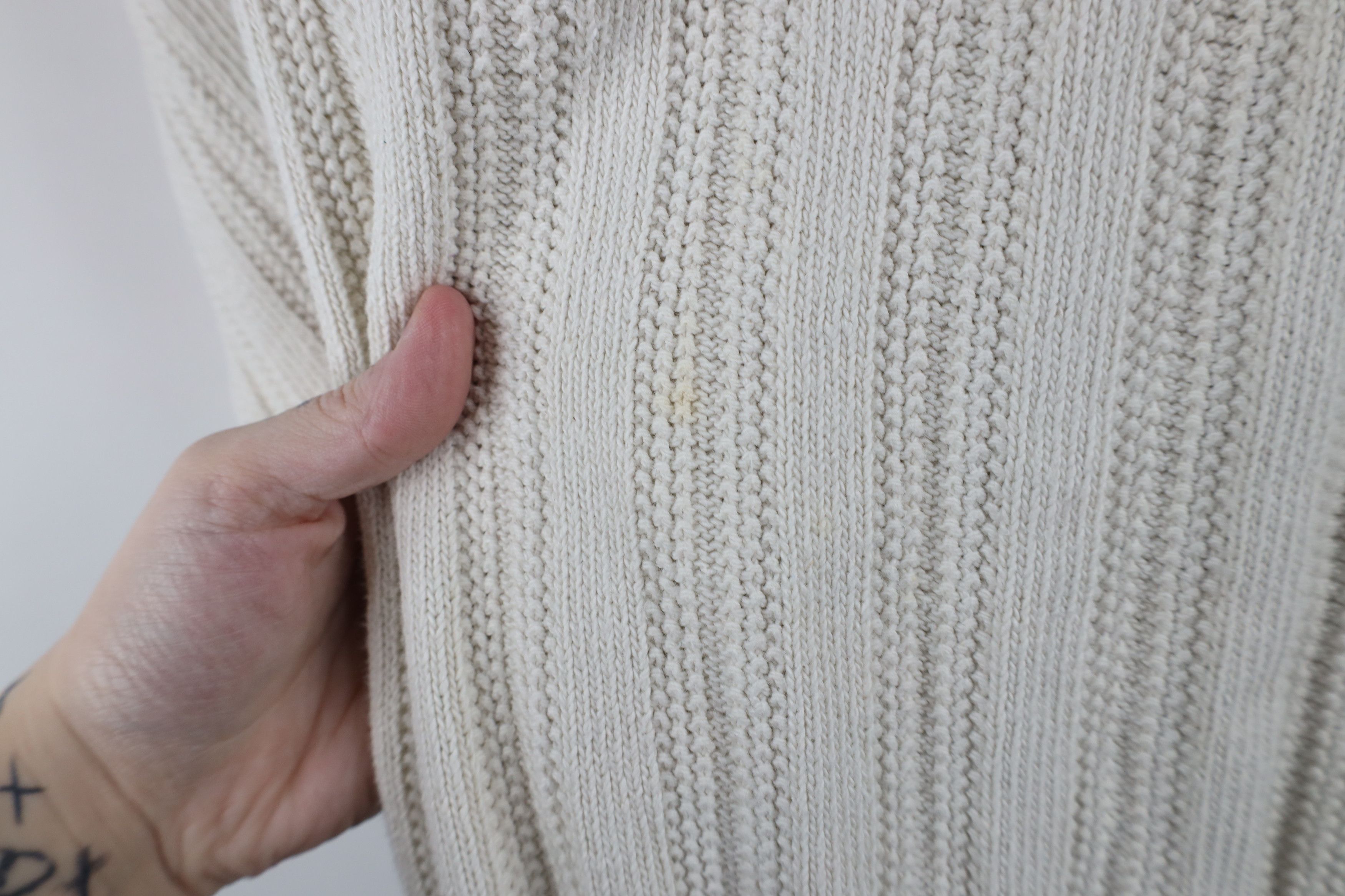 Vintage Vintage 90s Streetwear Framed Cotton Ribbed Knit Sweater USA Size US XXL / EU 58 / 5 - 5 Thumbnail