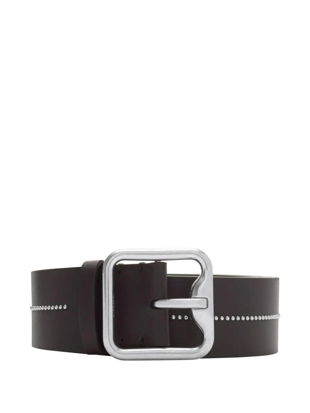 Burberry o1mle0326 Size: 105 / Leather Studded Belt in Black Size ONE SIZE - 1 Thumbnail