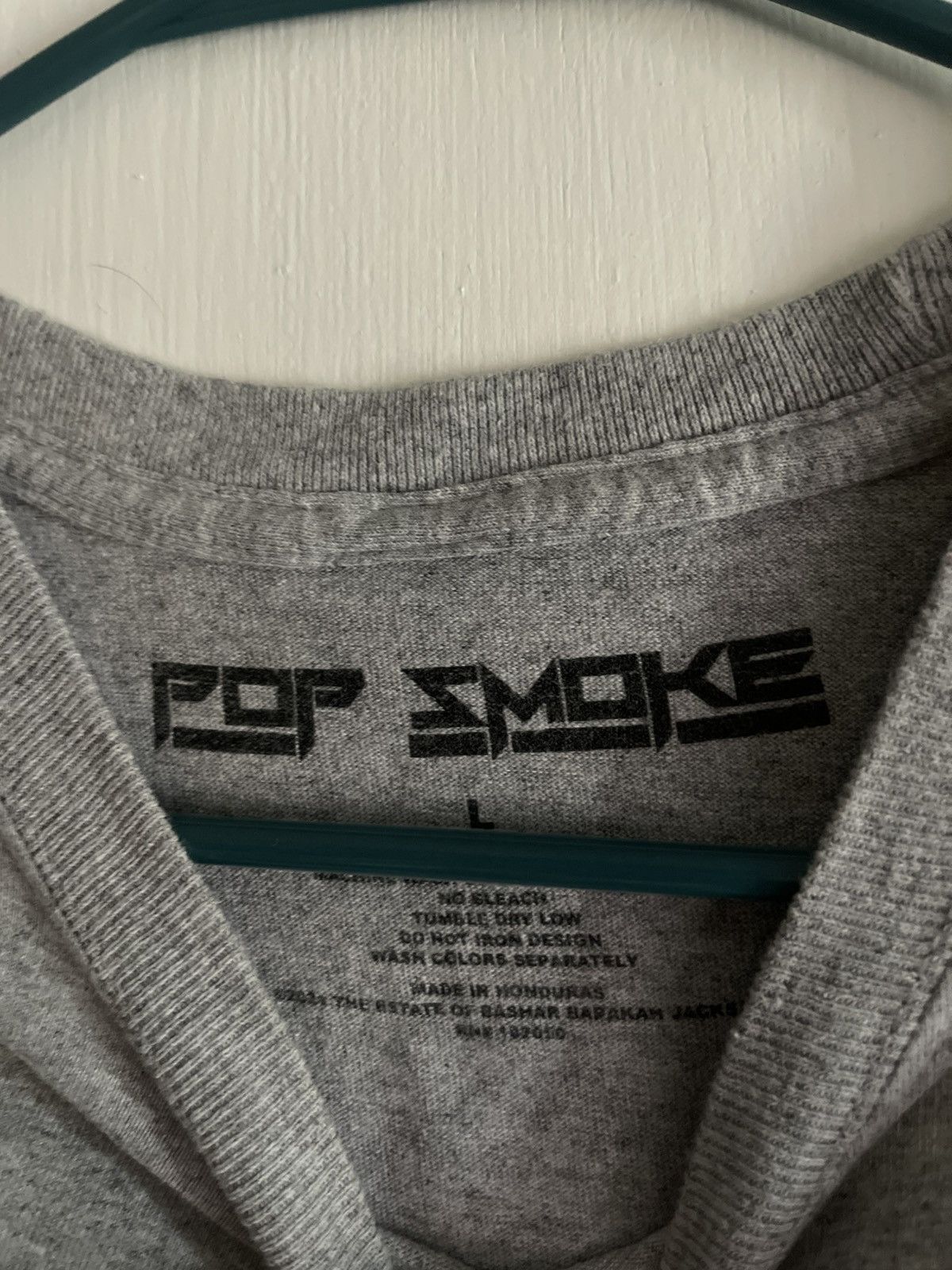 Travis Scott Pop smoke memorial Tee Size US L / EU 52-54 / 3 - 3 Thumbnail