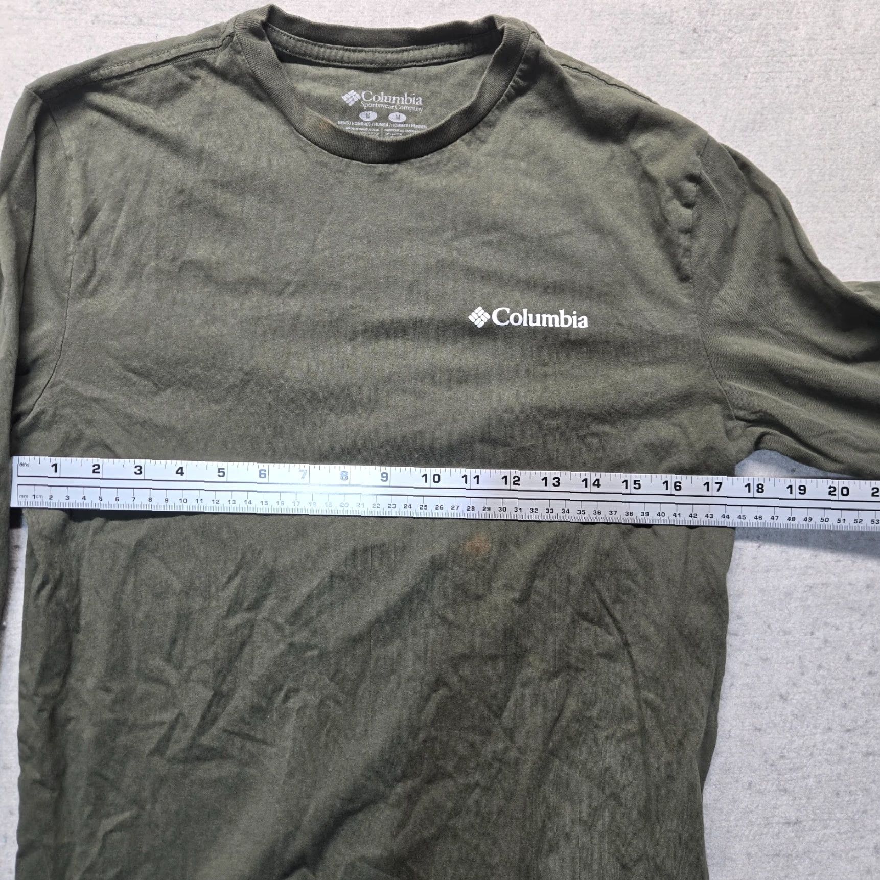 Vintage Columbia Shirt Men M Green Long Sleeve Crew Neck Camping Dog SUV Graphic Print - All Seasons, Off Road Theme Size US M / EU 48-50 / 2 - 5 Thumbnail