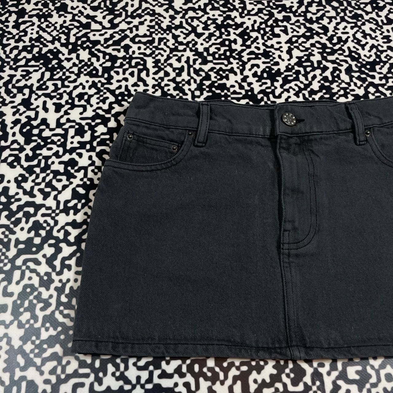 ROTATE Vintage Y2K Rotate Denim Retro Mini Skirt 90s Style Size 26" / US 2 / IT 38 - 7 Thumbnail