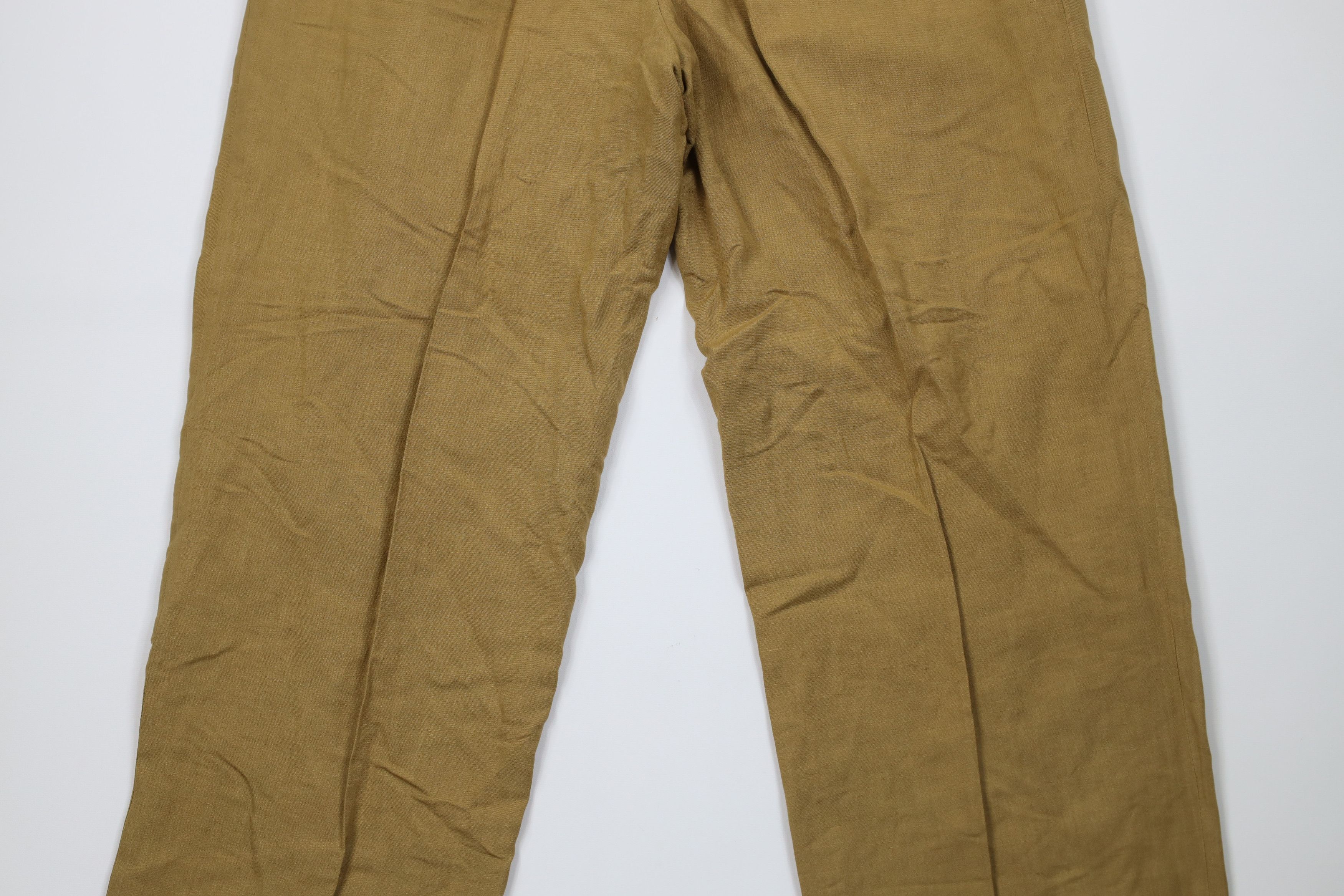 Vintage Vintage 90s Streetwear Cuffed Wide Leg Chino Pants Brown Size US 34 / EU 50 - 10 Thumbnail