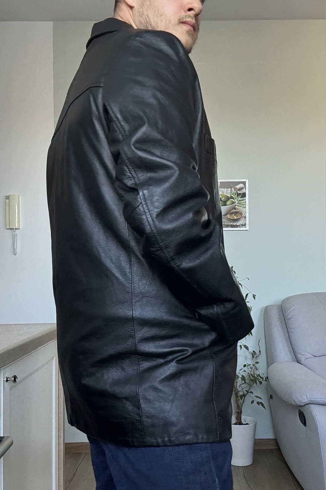 Y'2 Leather Vintage Leather Jacket y2k 2000s 90s Avangard Size US L / EU 52-54 / 3 - 5 Thumbnail