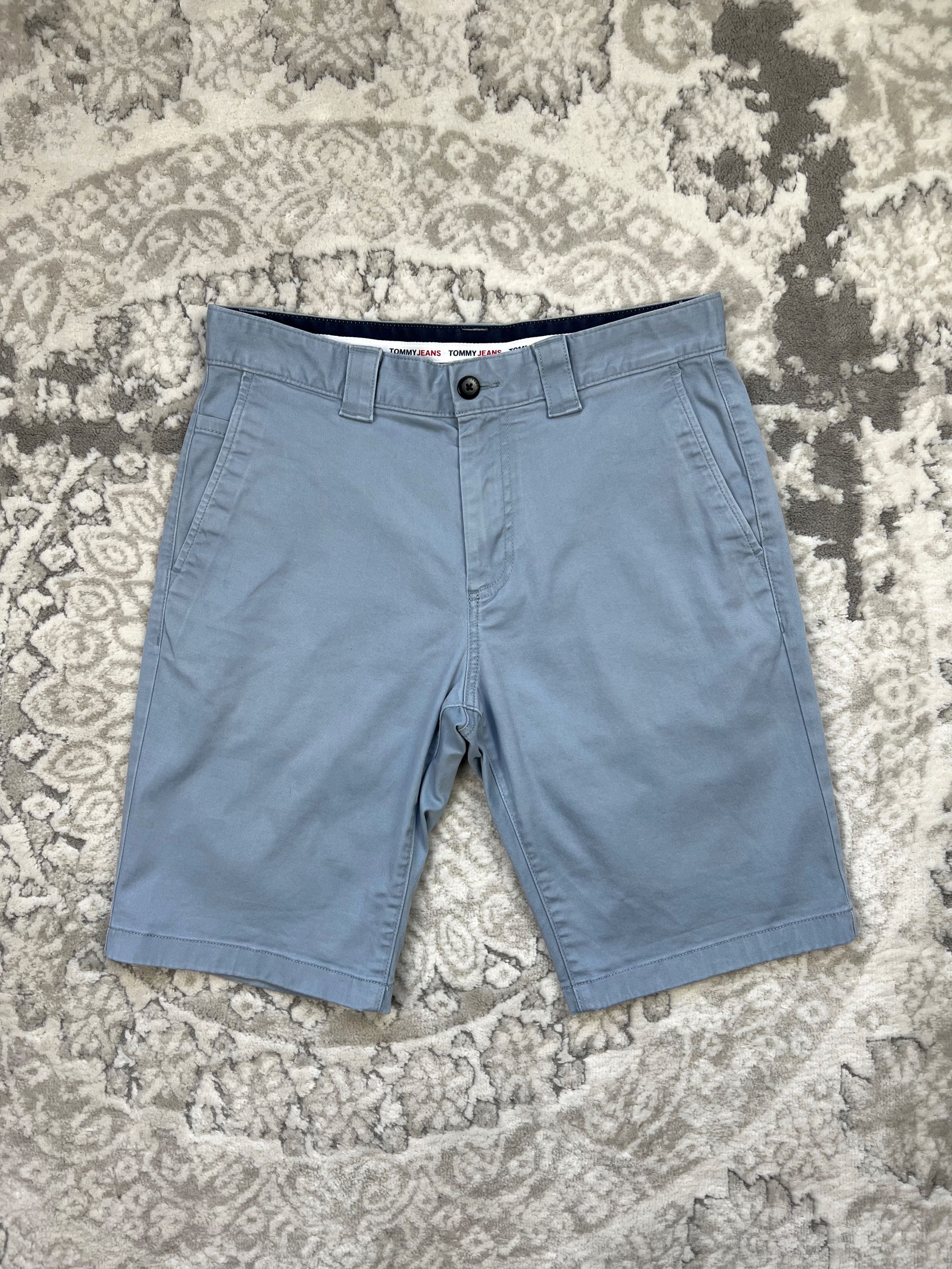 Tommy Jeans Tommy Jeans Scanton Slim Chino Shorts - Cinder Blue Size US 30 / EU 46 - 1 Thumbnail