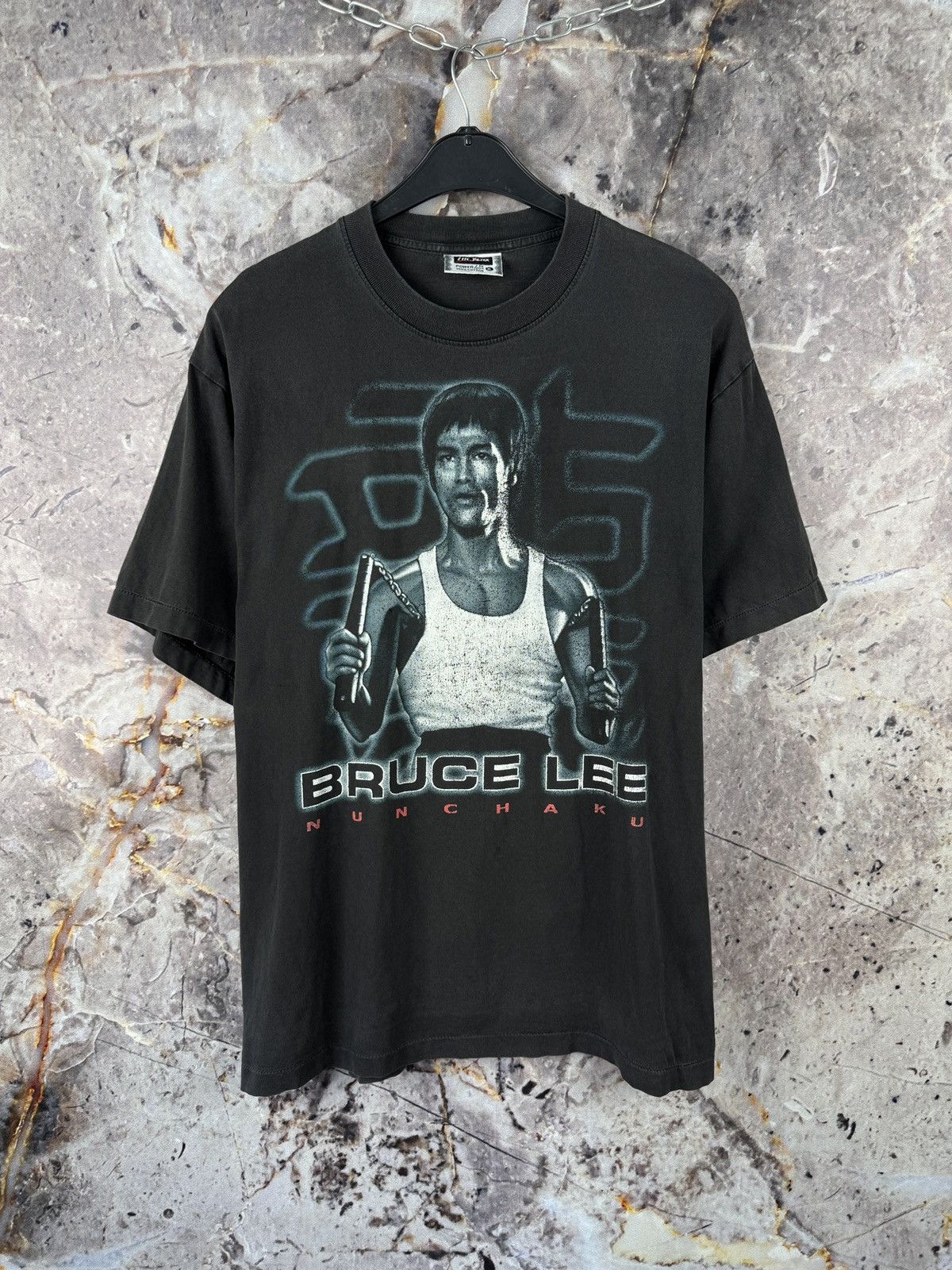 Vintage Vintage Bruce Lee Nunchaku The Dragon Tee Size XL Size US XL / EU 56 / 4 - 2 Thumbnail