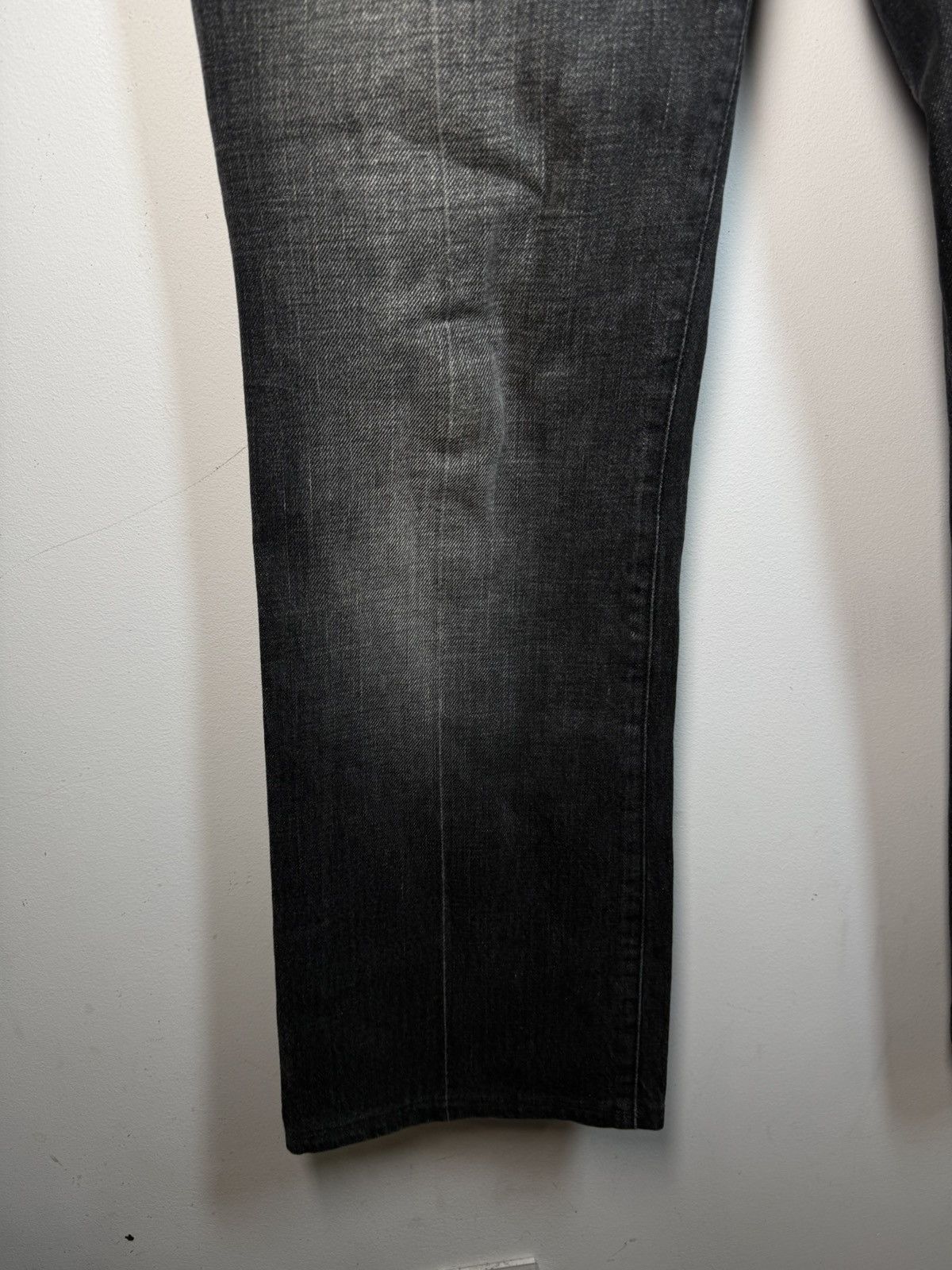 Yves Saint Laurent 🇮🇹 Flare 30x30 YSL Jeans Denim Pants Big Logo Selvedge Rive Size 30" / US 8 / IT 44 - 16 Thumbnail