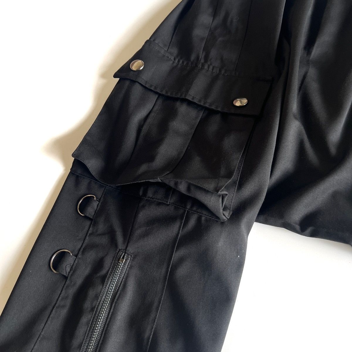 Japanese Brand Y2k Black Peace Now Sarouel Black Pants Size US 32 / EU 48 - 4 Thumbnail