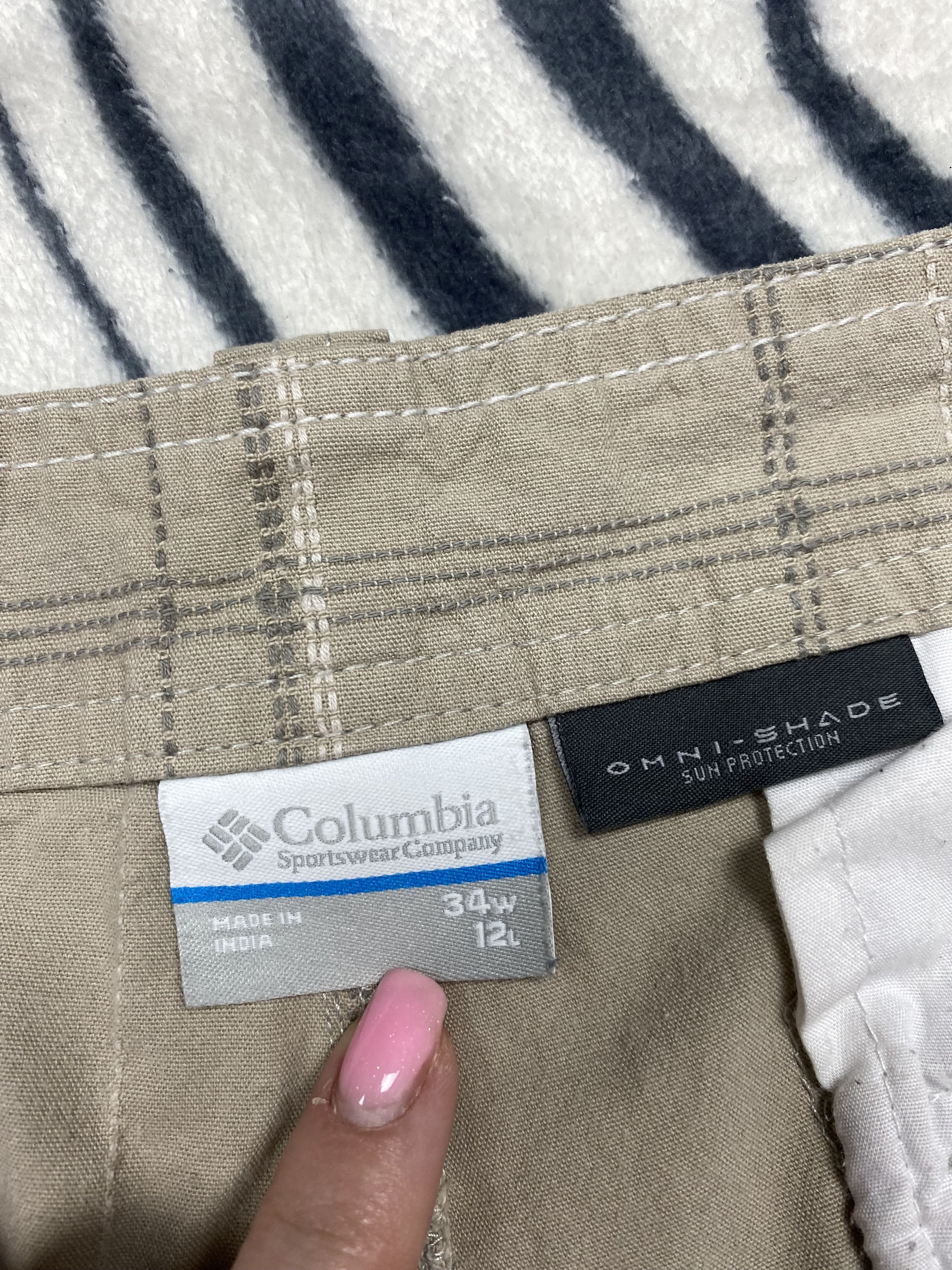 Columbia × Vintage Columbia Vintage Mens Cargo Shorts Y2K Size US 34 / EU 50 - 5 Thumbnail