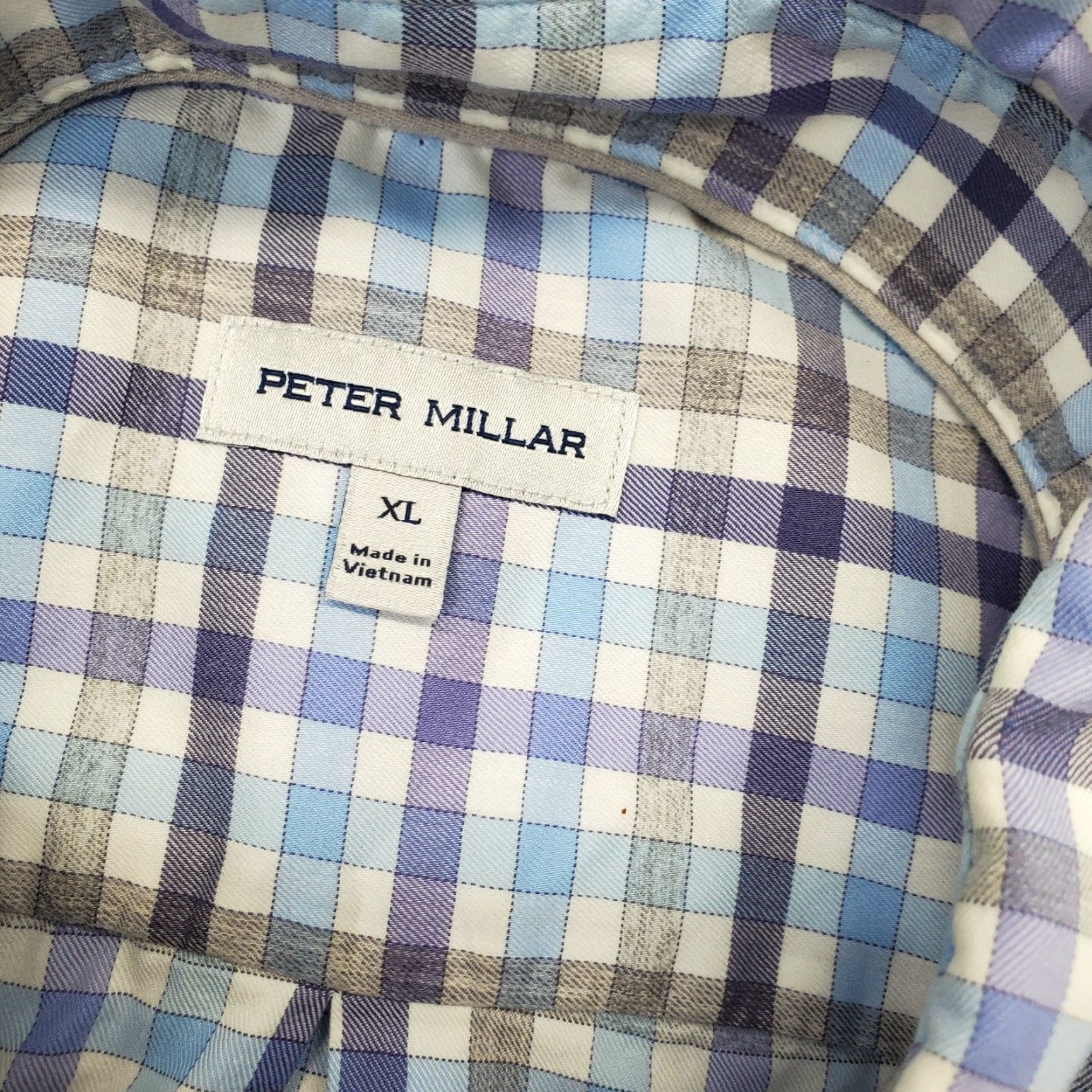 Peter Millar Peter Millar Golf Shirt Mens XL Multi Plaid Chest Pocket Long Sleeve Button-Down Size US XL / EU 56 / 4 - 6 Thumbnail