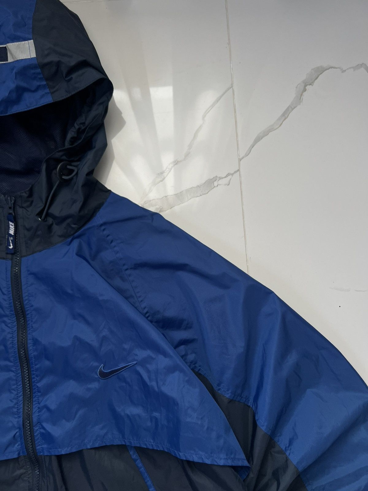 Nike × Vintage 90's NIKE RETRO RARE SWOOSH LOGO Y2K TRACK JACKET GORPCORE Size US M / EU 48-50 / 2 - 3 Thumbnail