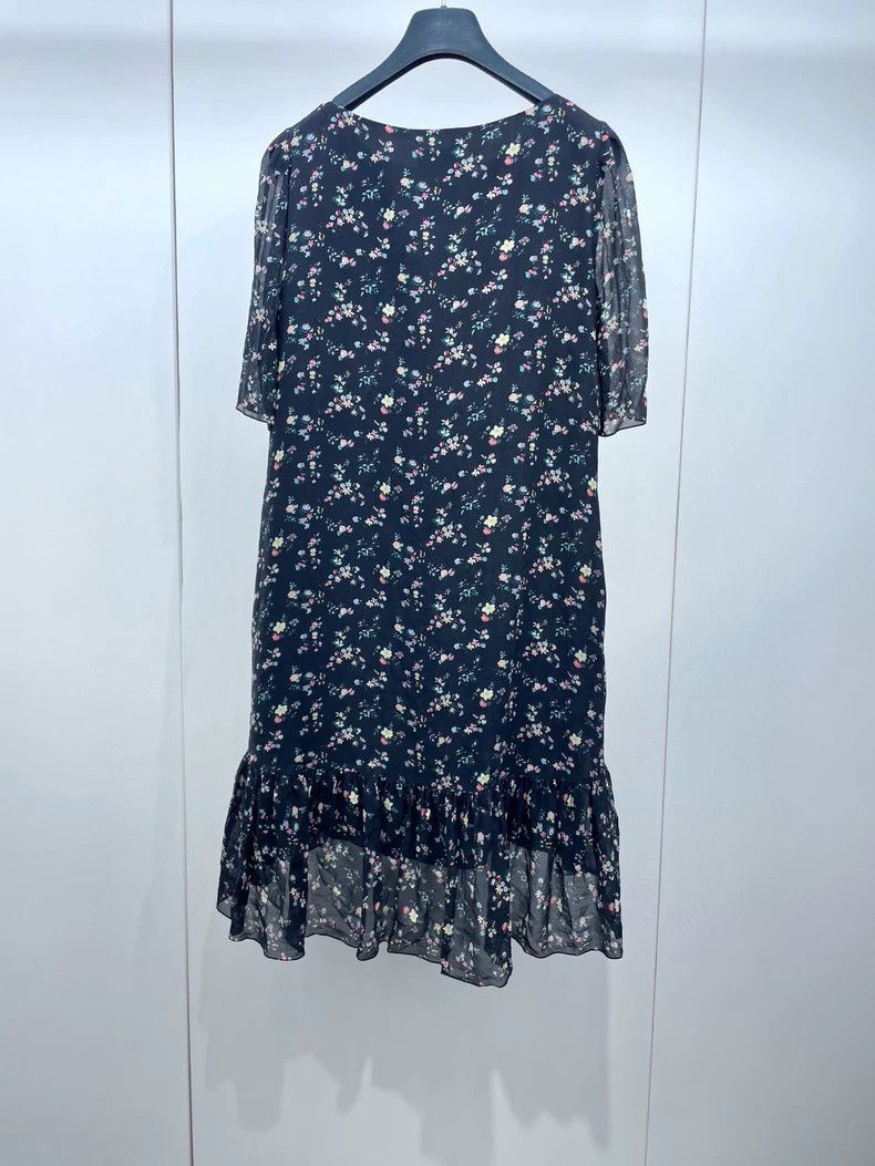 Saint Laurent Paris saint Laurent parisSilk floral dress 2503-Nextarrow Size XS / US 0-2 / IT 36-38 - 2 Thumbnail