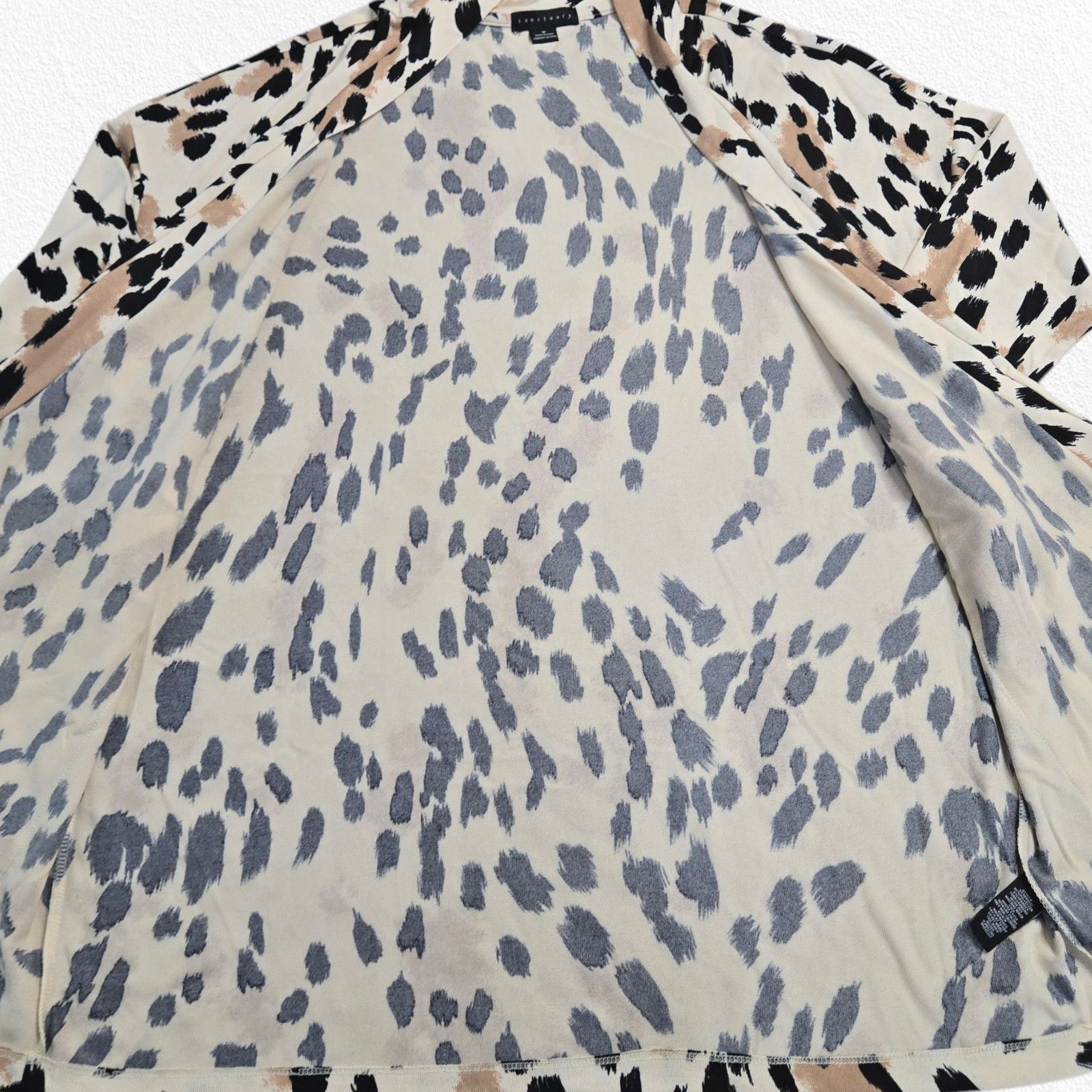 Sanctuary Sanctuary Leopard Print Open Front Cardigan Size 1X Size XXL / US 16-18 / IT 52-54 - 10 Thumbnail