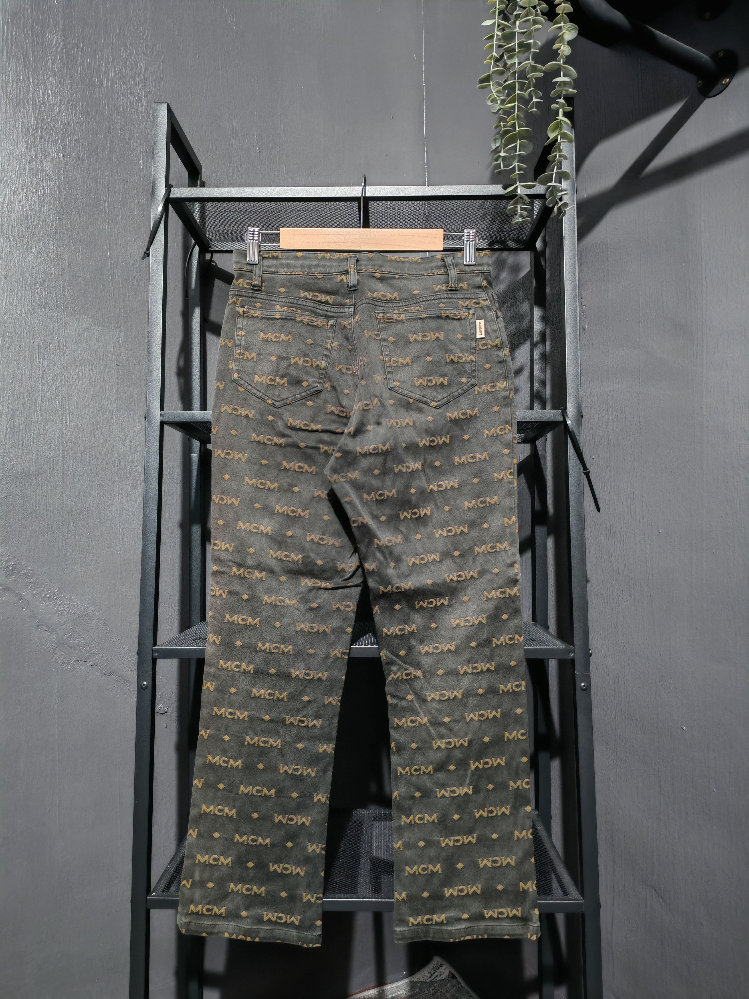 MCM Vintage MCM Legere Monogram Pants Size 29" - 3 Thumbnail