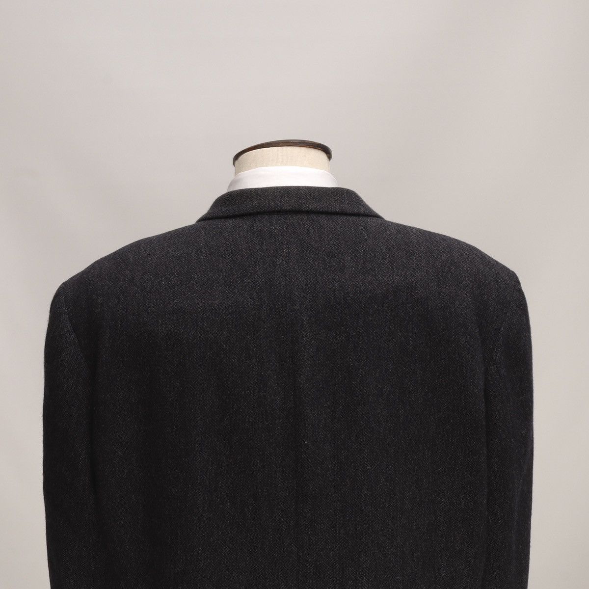 Hugo Boss Vintage Blazer Jacket Hugo Boss Lambs Wool Dark Gray Size 46R - 7 Thumbnail