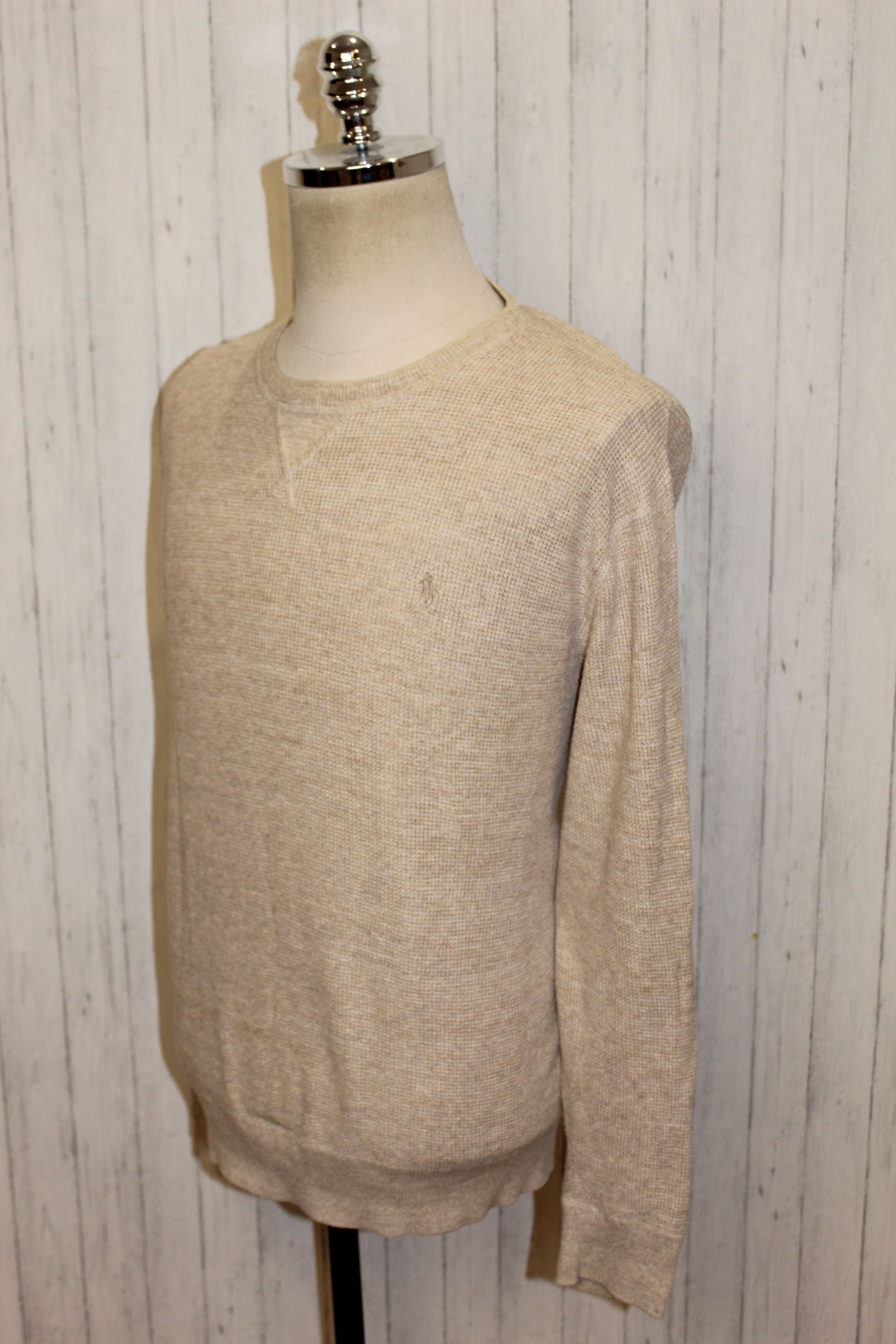 Polo Ralph Lauren Men's RALPH LAUREN Crew Neck Green Jumper Size L Size US L / EU 52-54 / 3 - 5 Thumbnail