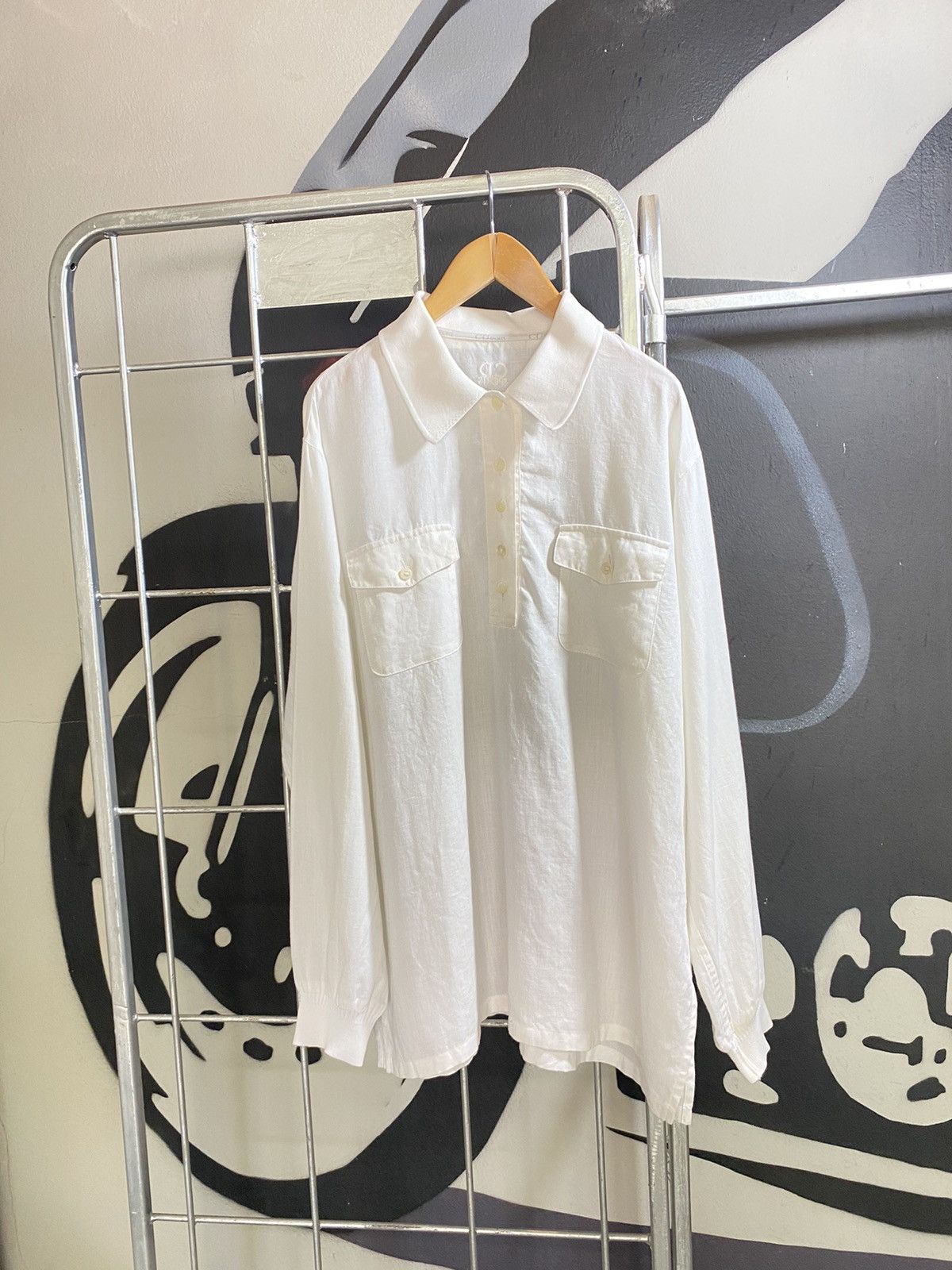 image of Christian Dior 2 Pocket Polo White Shirt, Women's