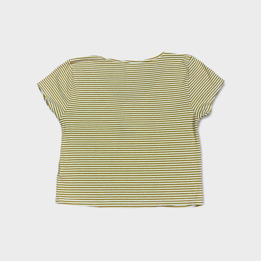 Urban Outfitters Primark Crop Retro Henley Top | Size Medium Size M / US 6-8 / IT 42-44 - 2 Thumbnail