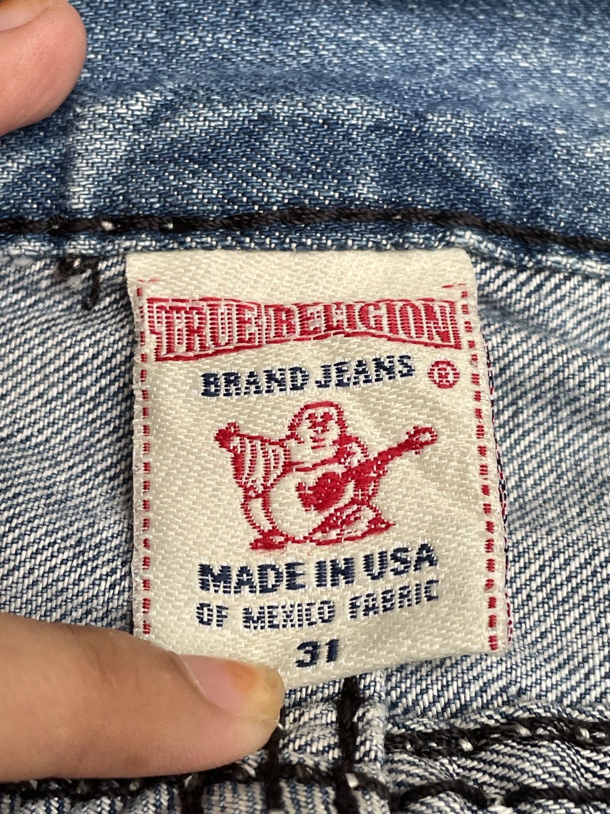 True Religion × Vintage Rare Design Vintage True Religion Made In Usa Jeans 2000s Size US 31 - 10 Thumbnail