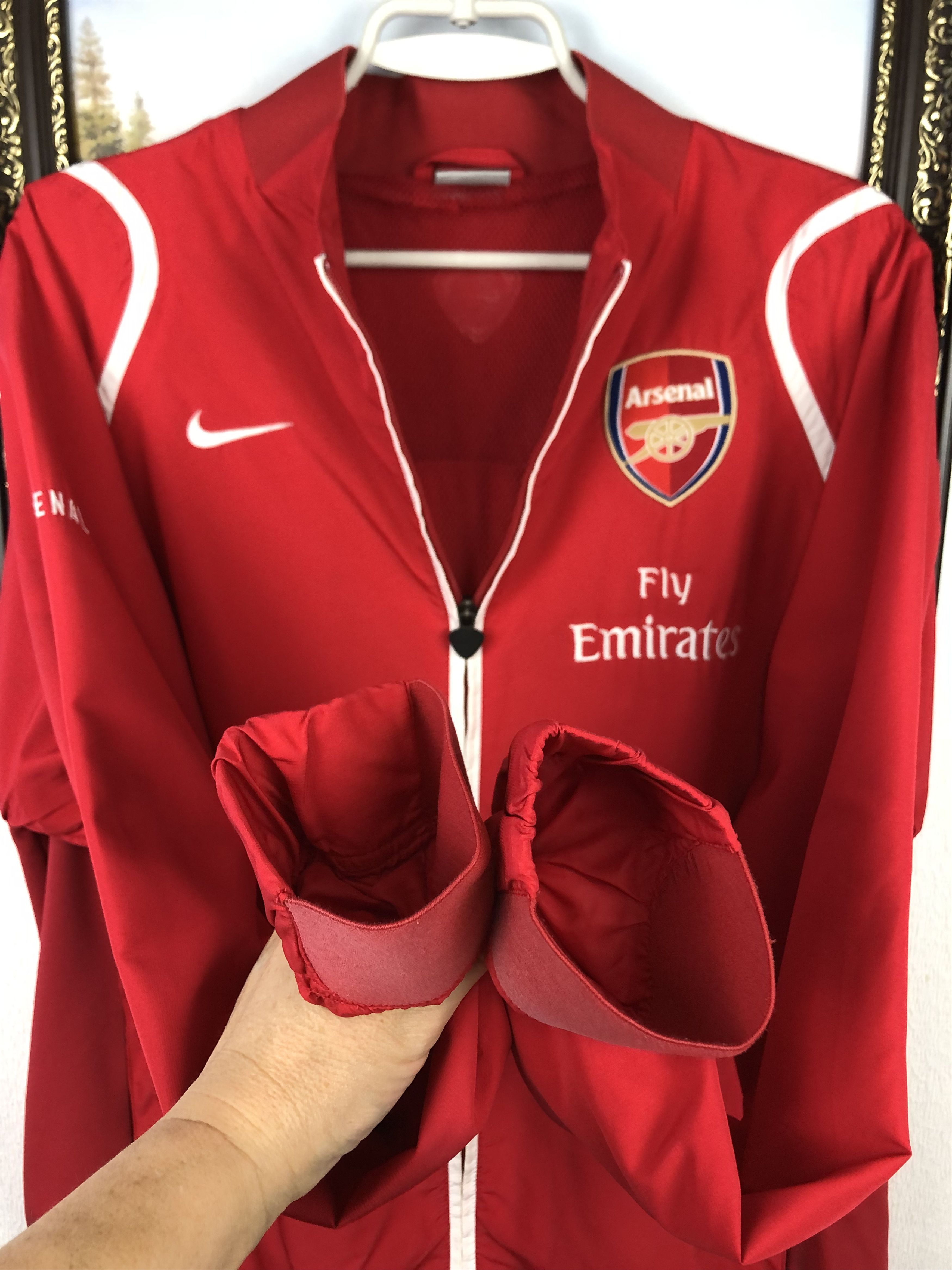 Nike Vintage Nike Arsenal Football Jacket Soccer Track Top Mens Size US L / EU 52-54 / 3 - 5 Thumbnail