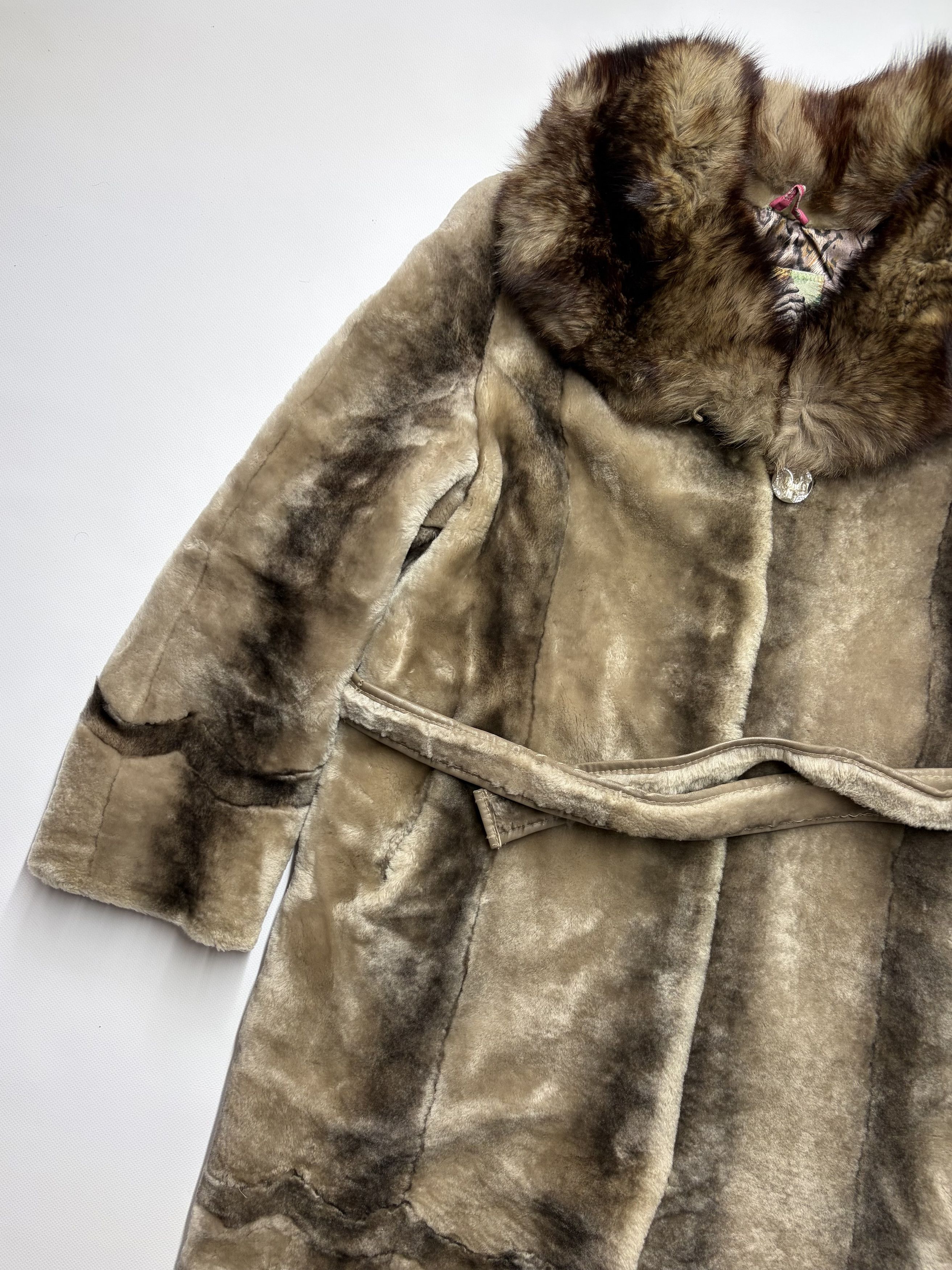 Vintage Vintage Long Real Fur coat Size L / US 10 / IT 46 - 4 Thumbnail