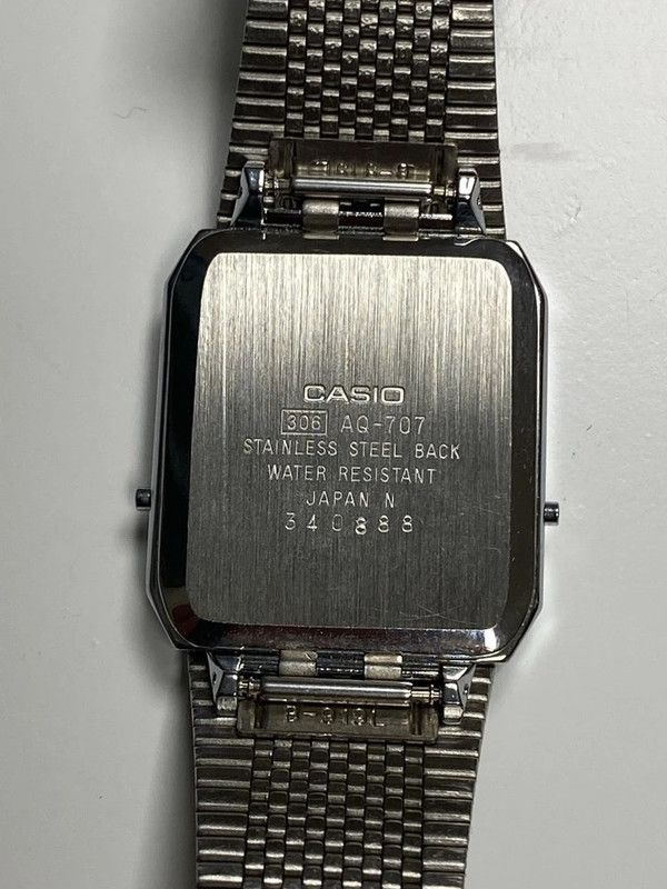 Casio Rare Casio Vintage AQ-707 Ana-Digi Size 28 - 7 Thumbnail