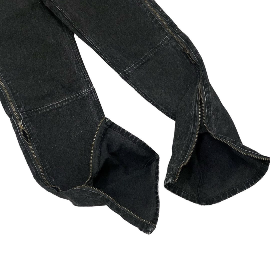 Jean Pieceworker Ankle Zipper Straight Black Denim Jeans Size US 32 / EU 48 - 7 Thumbnail