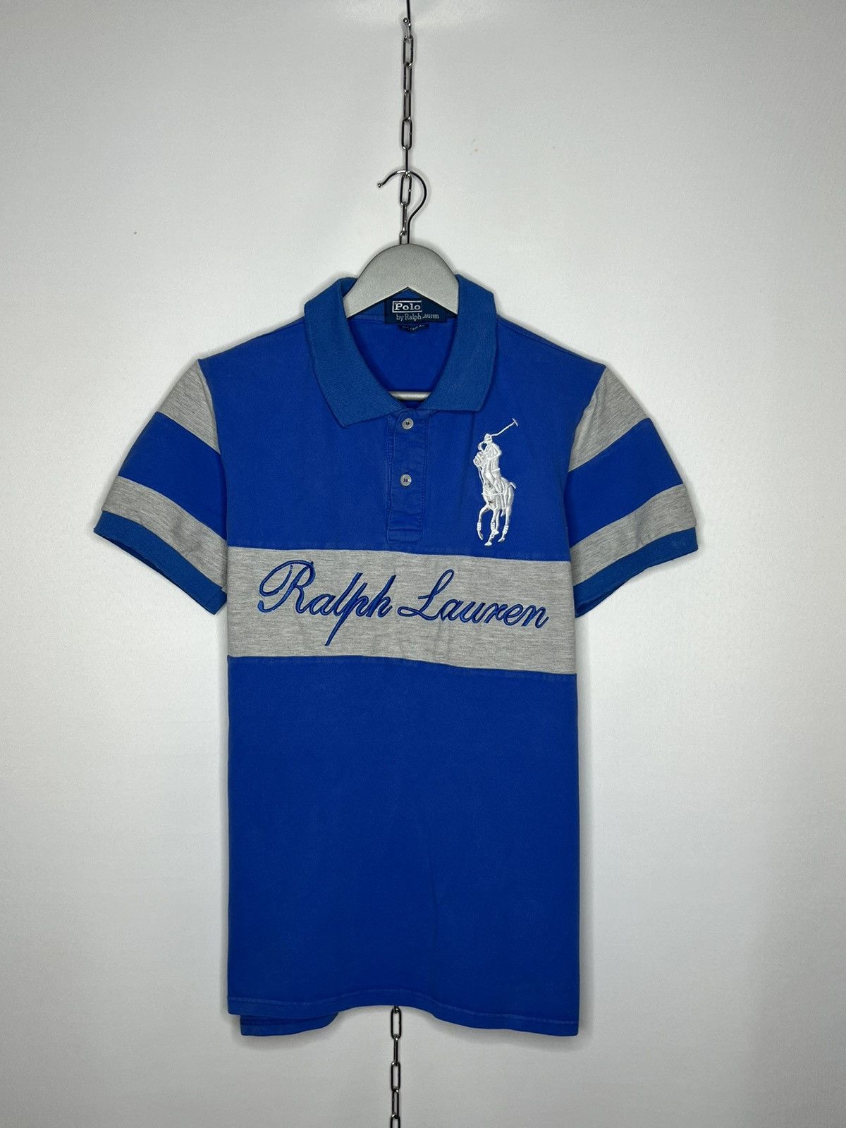 💵 Vintage Polo Ralph Lauren Big Pony Logo Luxury Striped 💵