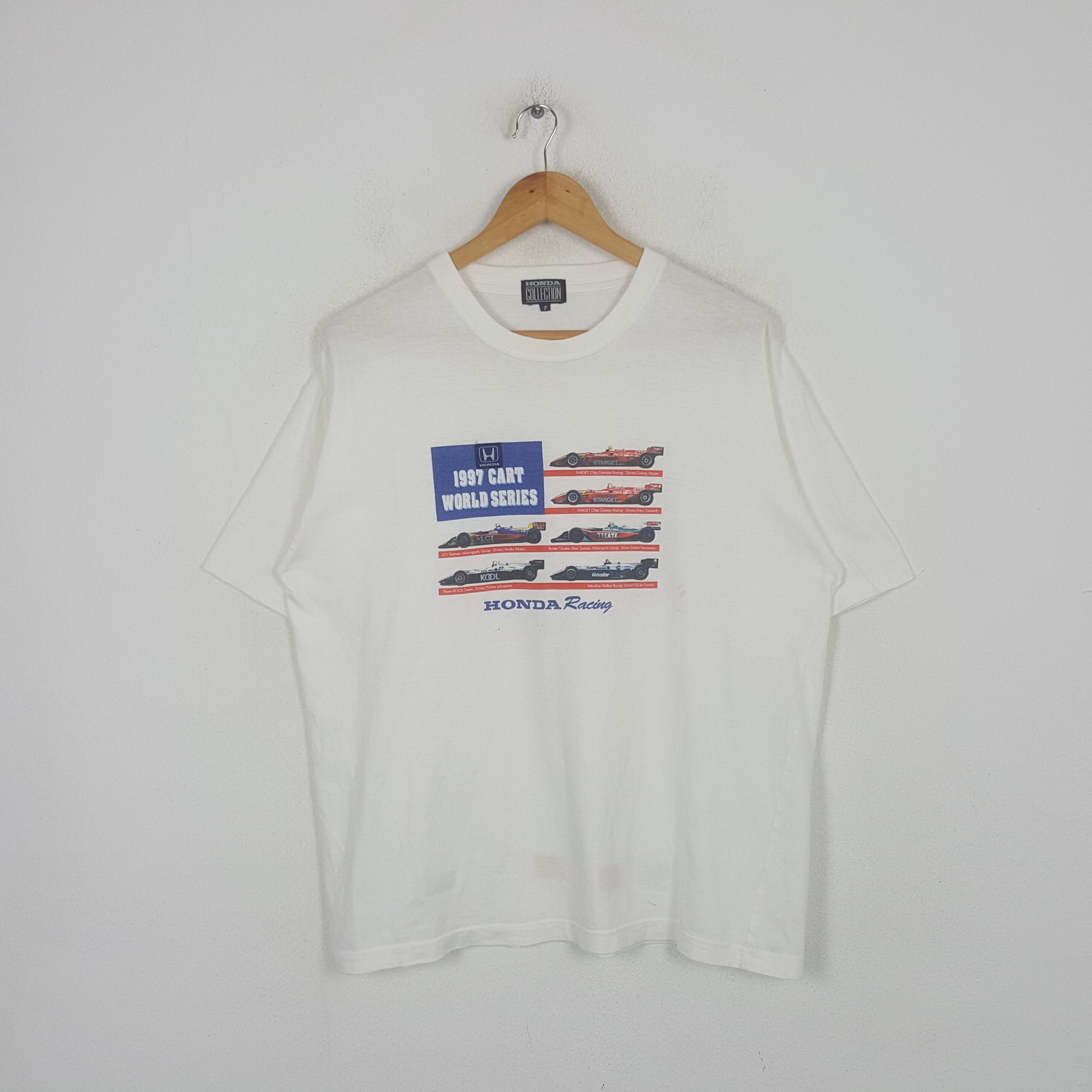 Honda Vintage Honda Racing 1997 World Series Formula 1Tshirt RR30 Size US L / EU 52-54 / 3 - 1 Thumbnail