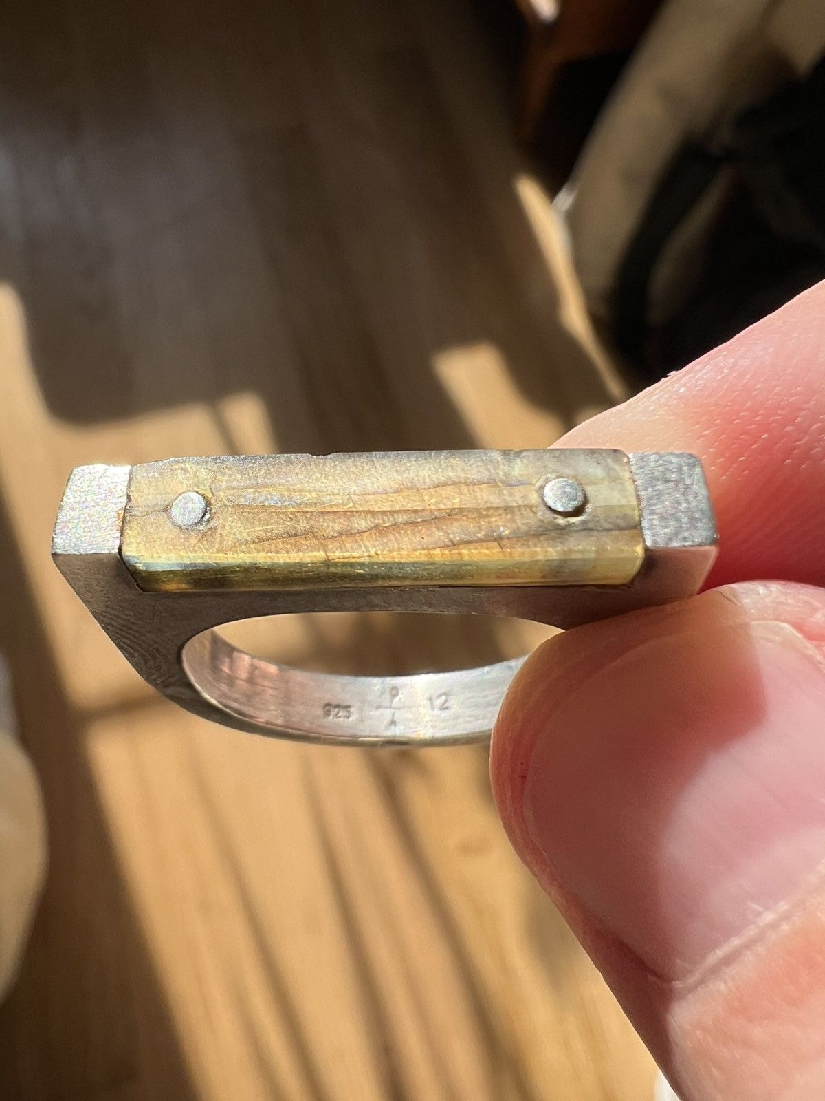 Parts Of Four Plate Ring Size 12 Size ONE SIZE - 2 Thumbnail