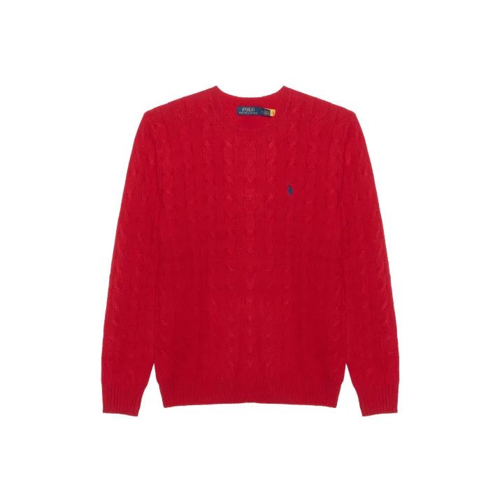 Polo Ralph Lauren Polo Ralph Lauren Men's Red Embroidered Crewneck Sweater Size US L / EU 52-54 / 3 - 1 Thumbnail