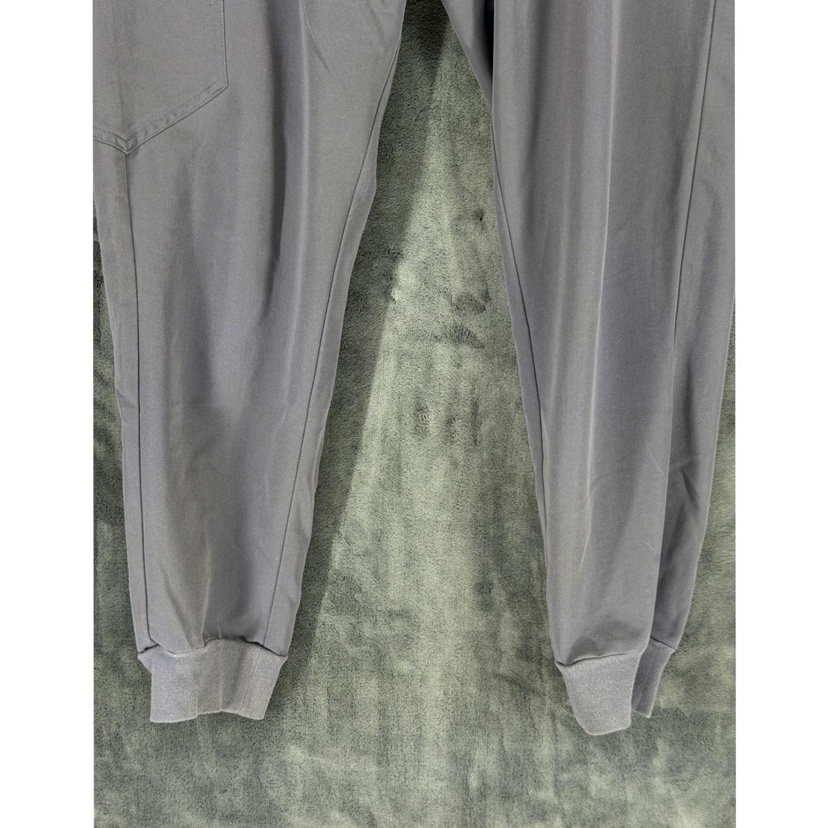 Vintage FIGS Zamora Jogger Scrub Pants Charcoal Gray Large Womens Joggers Size 36" / US 14 / IT 50 - 5 Thumbnail