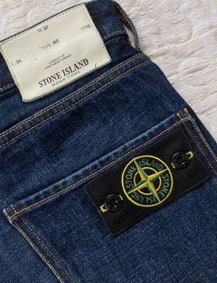 Stone Island Authentic Stone Island Denim Made In Italy Size US 33 - 7 Thumbnail