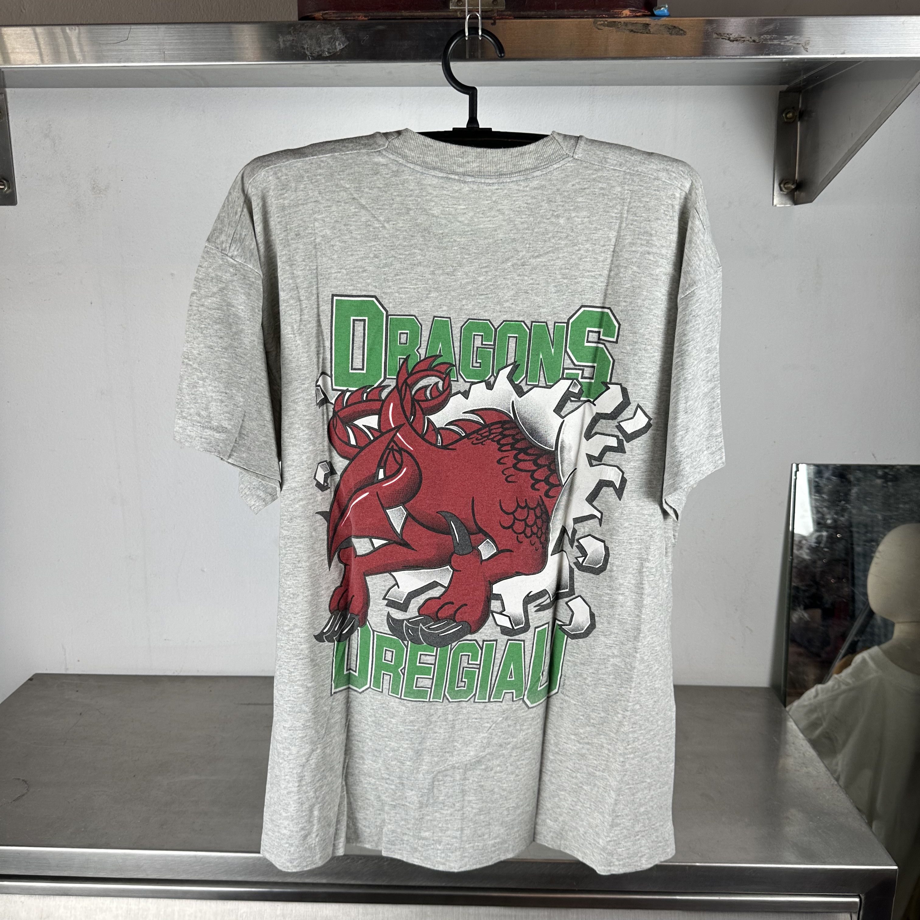 Vintage 1994 Wales Cymru Rugby Breakthrough Double Sided T-shirt Size US XL / EU 56 / 4 - 3 Thumbnail
