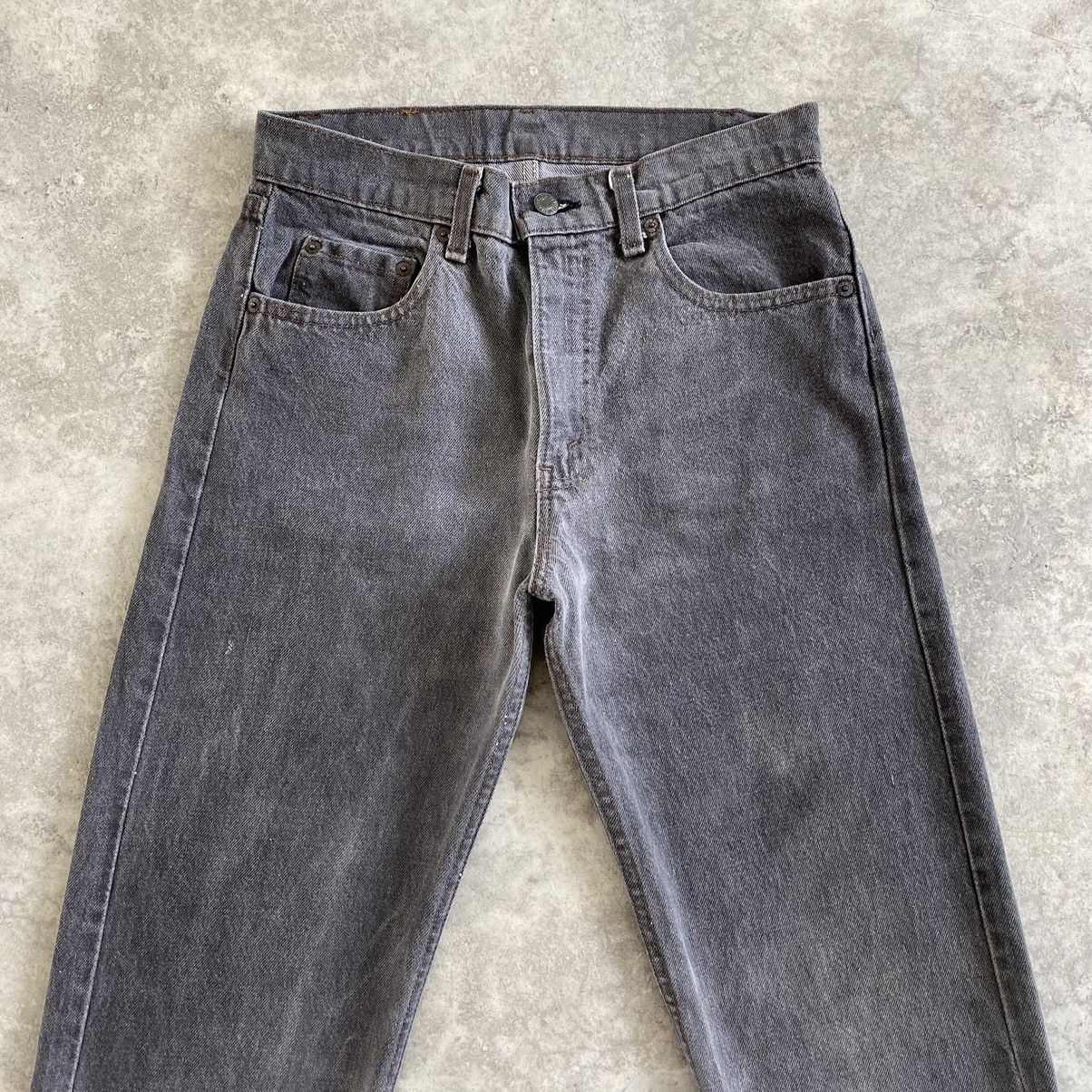 Levi's Size 30x33 Vintage Late 80’s Levis 505 Faded Ash Grey Jeans Size US 30 / EU 46 - 4 Thumbnail