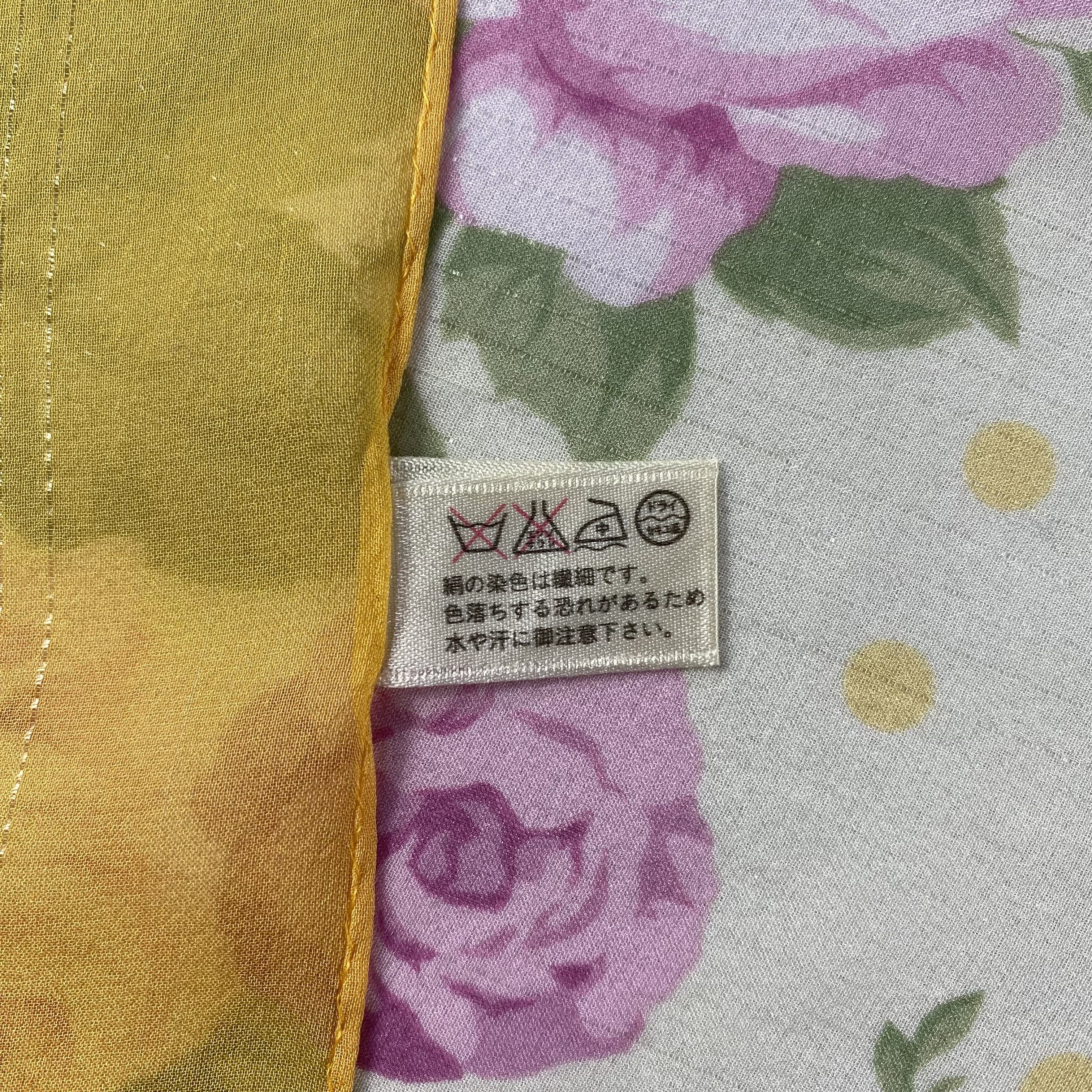 Japanese Brand × Vintage Vintage Anna Cristina Silk Scarf SS045 Size ONE SIZE - 7 Thumbnail