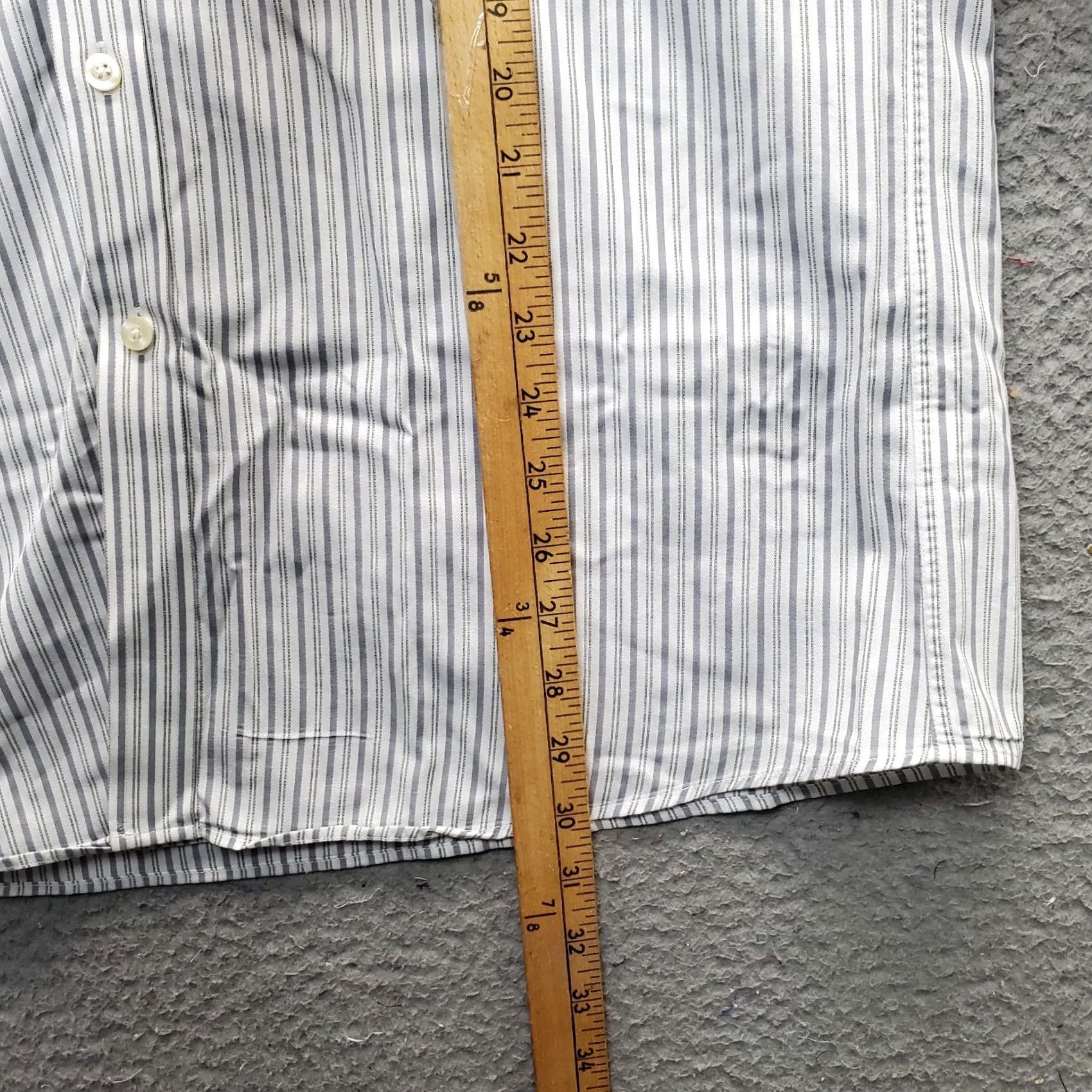 Michael Kors Michael Kors Dress Shirt Mens 16 Multi Striped Regular Fit Long Sleeve Button Up Size 42R - 3 Thumbnail