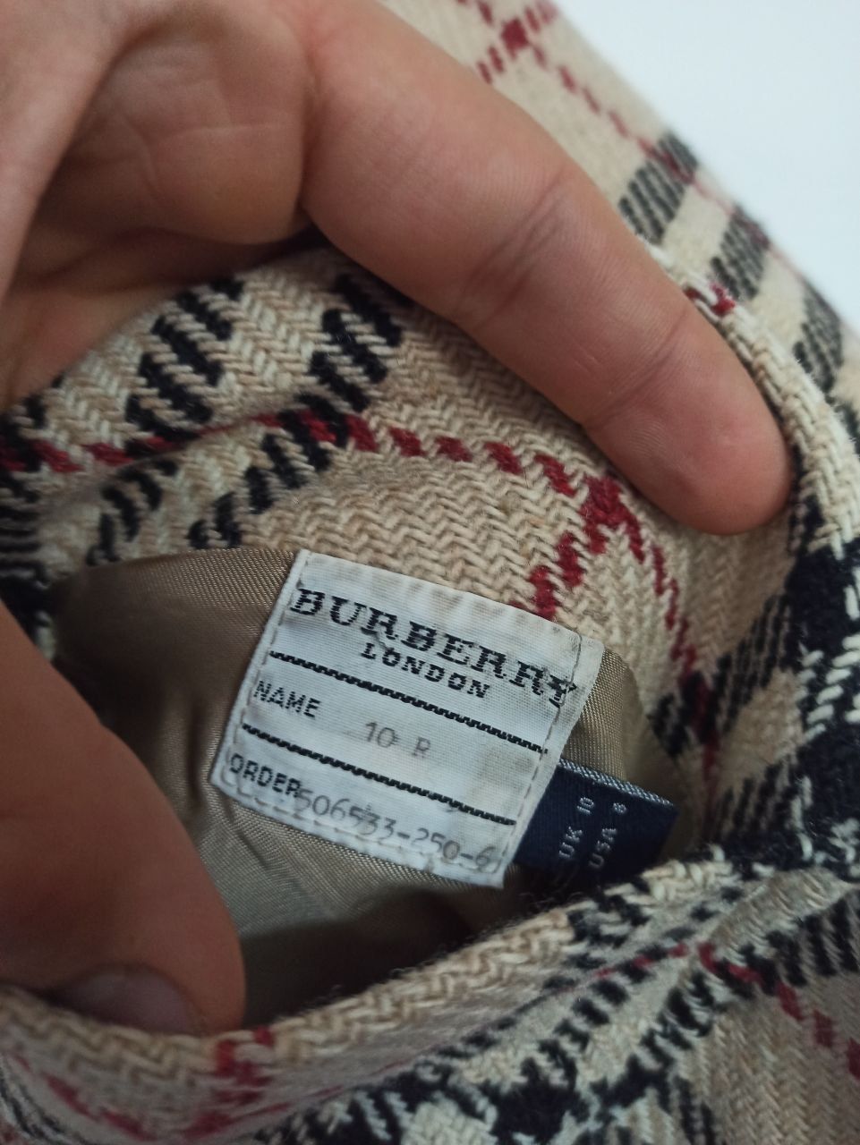 Burberry Burberry 10R Wool Coat Nova Check Jacket Size M / US 6-8 / IT 42-44 - 6 Thumbnail