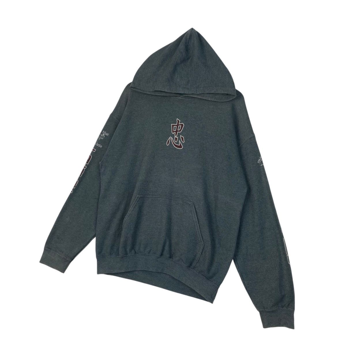 Vintage Vintage Erin Gildan Hoodie Sweatshirt Blue Size M Size US M / EU 48-50 / 2 - 2 Thumbnail