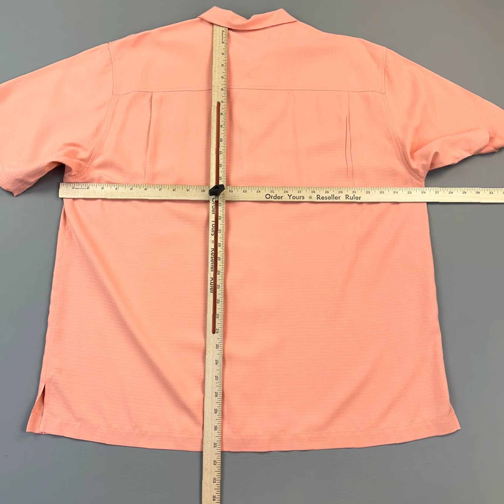 Tommy Bahama VINTAGE Tommy Bahama Shirt Mens XL Coral Silk Short Sleeve Hawaiian Camp Shirt Size US XL / EU 56 / 4 - 6 Thumbnail